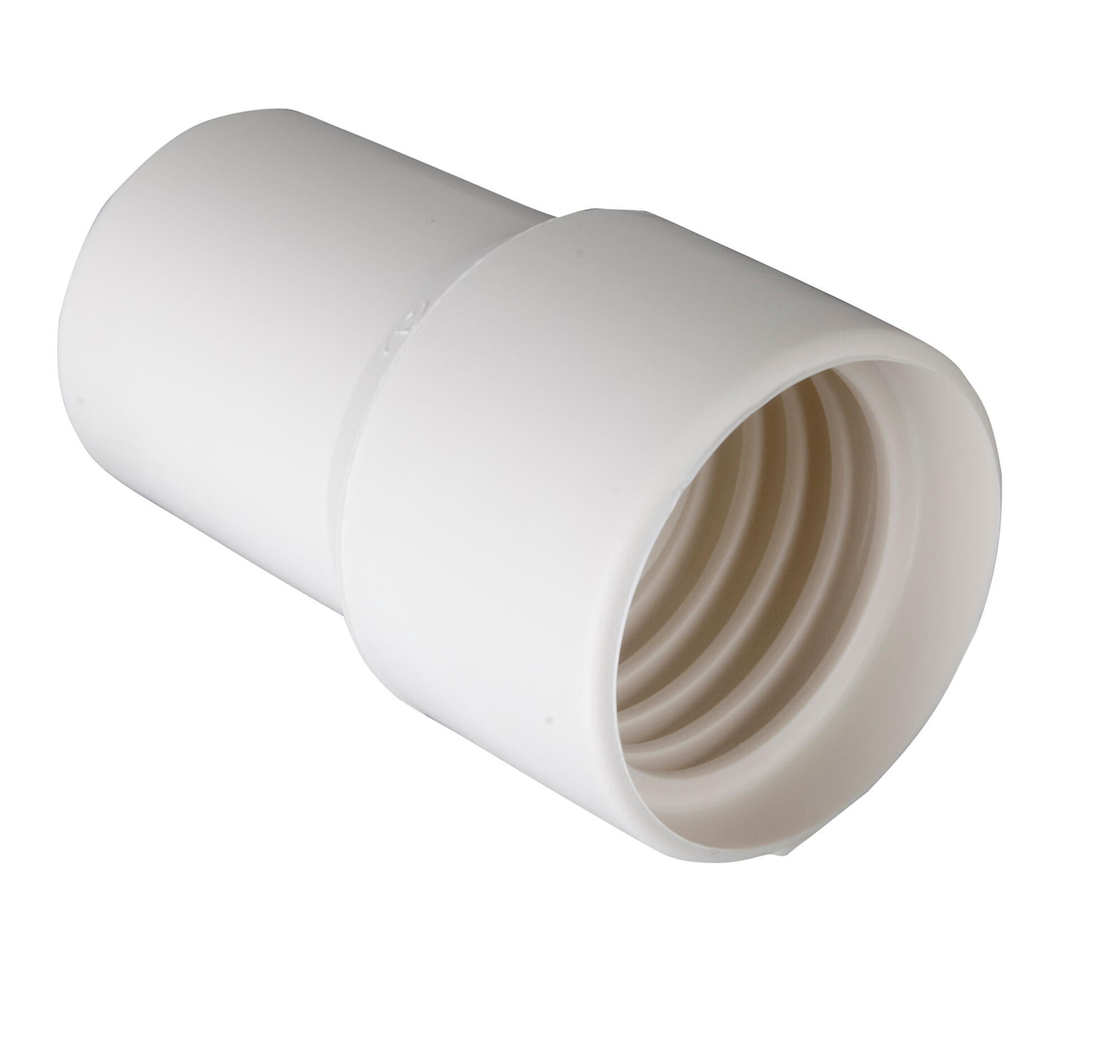 Racor para manguera auto flotante gre de pvc para manguera de 38 mm de ø