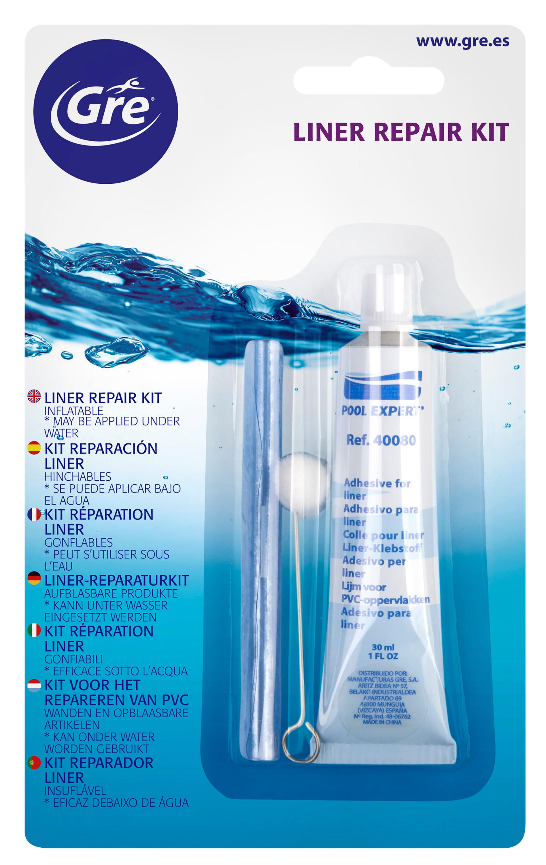 Colle pour liner piscine 60ml – Réparation sous l'eau Colle pour liner piscine 60ml – Réparation sous l'eau