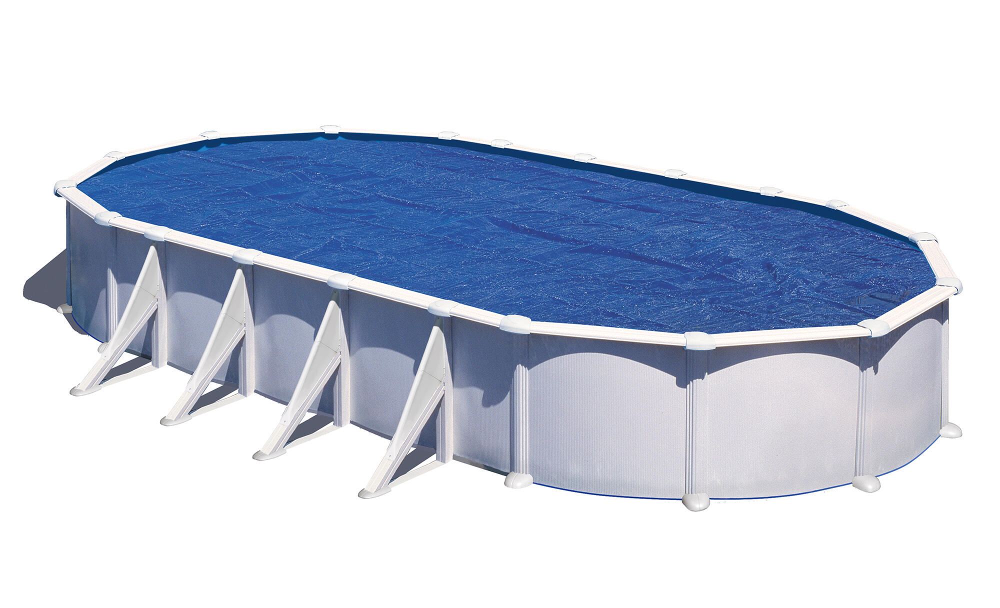 Cubierta de verano isotérmica naterial ovalada de polietileno 800 x 470 cm