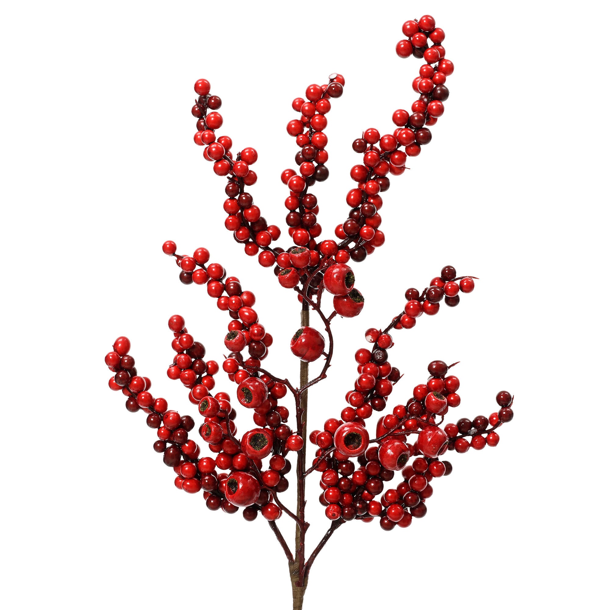 Planta artificial berries rojas sin maceta  de 60 cm - 2