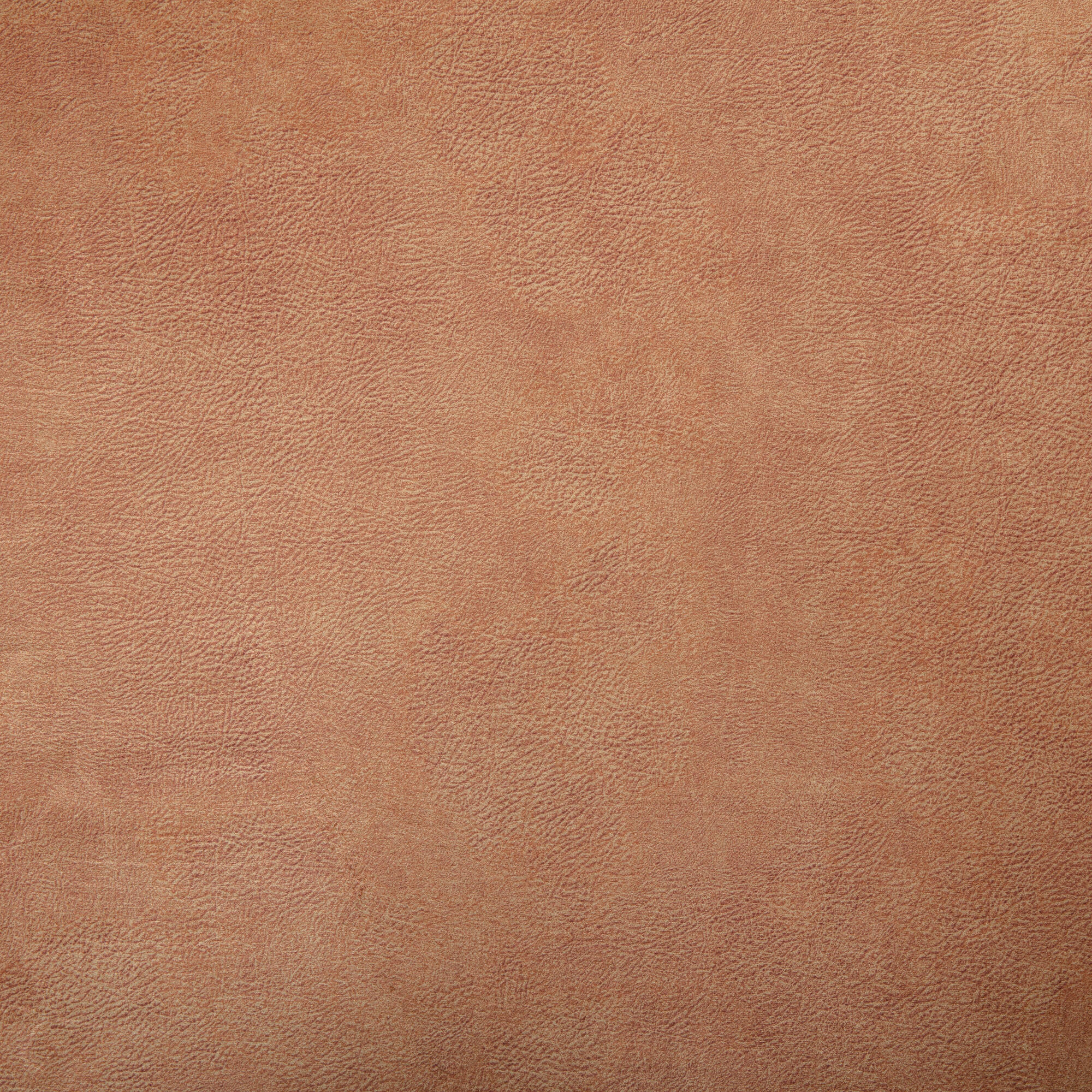 Tela al corte tapicería imitación piel vison naranja ancho 140 cm