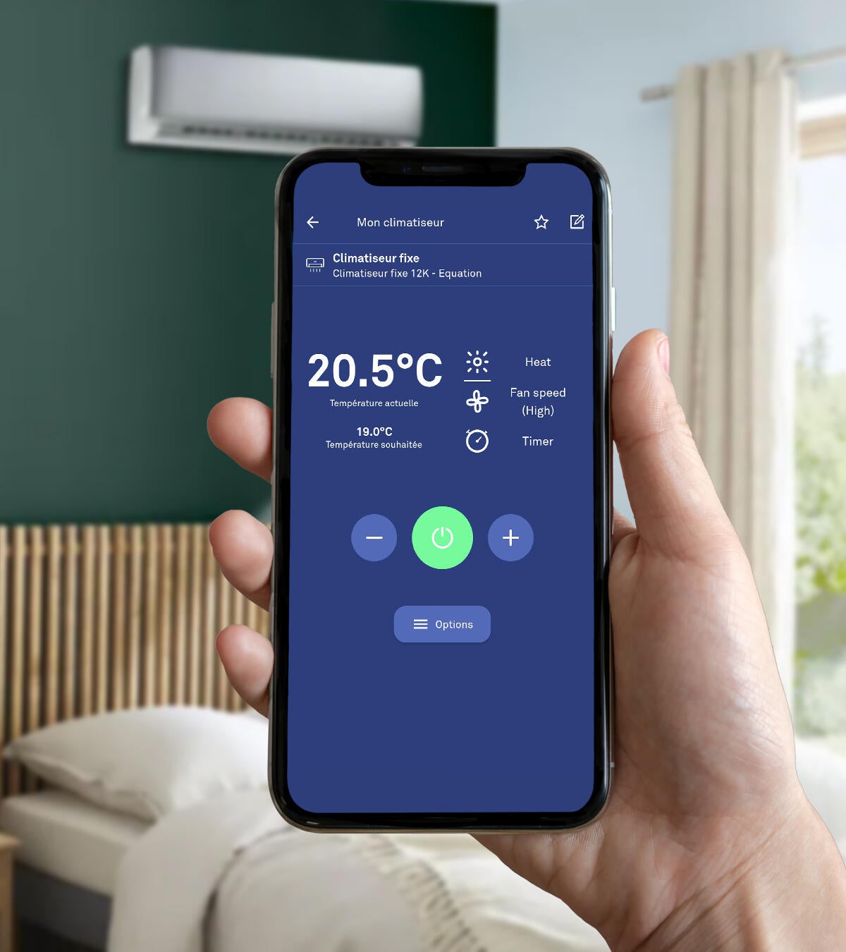 Downlight LED empotrable INSPIRE Extraflat Enki blanco redondo ø17 cm 2400 lm 15.2 W luz CCT 2700K-6500K IP44 - Foco LED empotrado para baños - 3