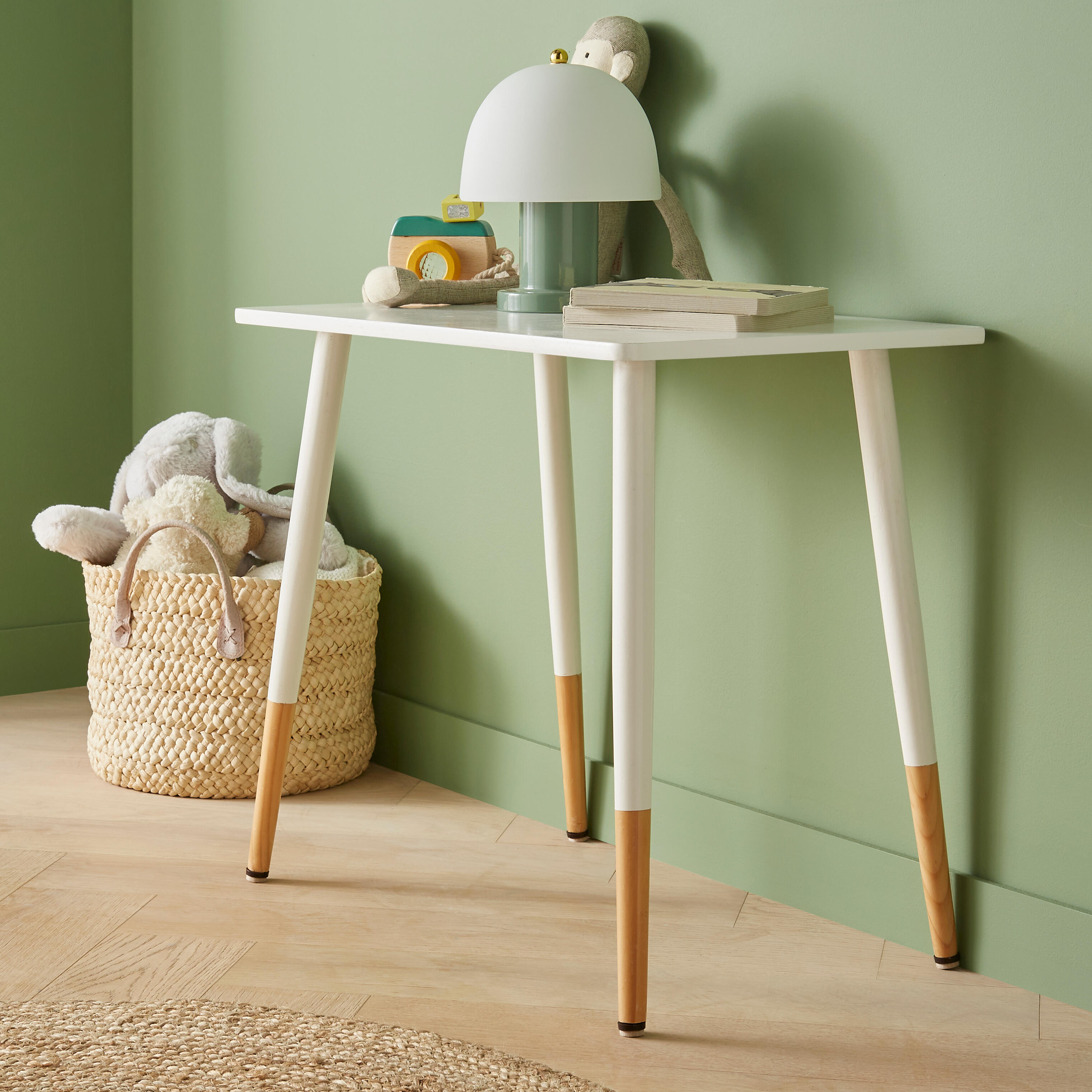 Podkładki pod meble wbijane kwadratowe 24x24 mm beżowe 4 sztuki STANDERS - 4