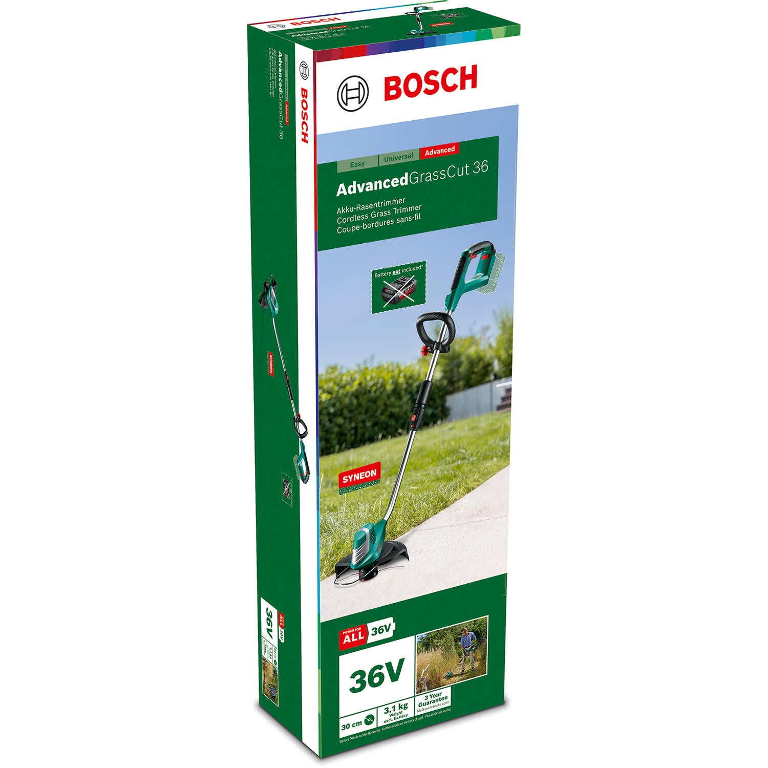 Coupe-bordures sur batterie BOSCH Advancedgrasscut 36, 36 V, sans batterie - 6