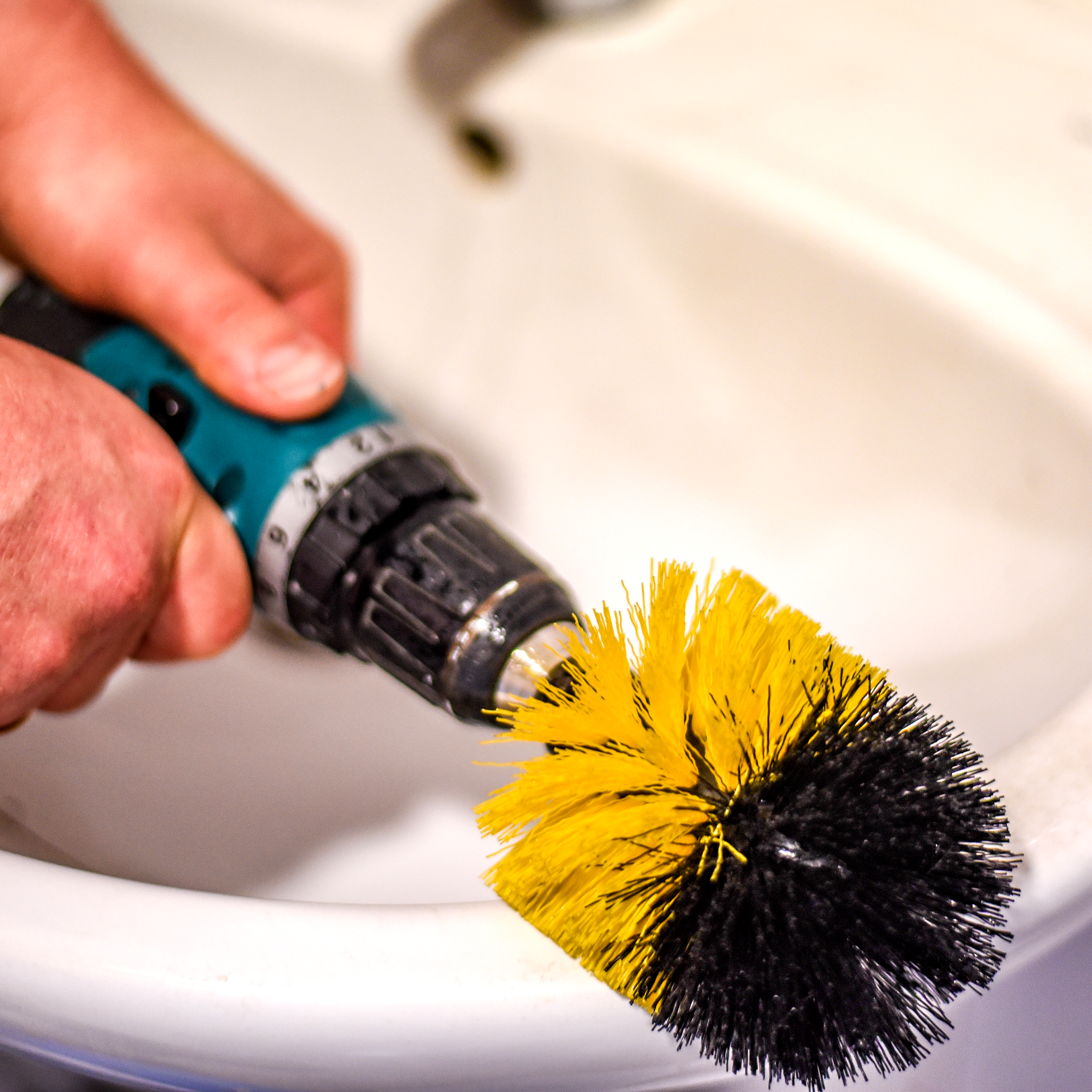 Zestaw szczotek czyszczących 3 szt. na wiertarkę/wkrętarkę DREL - 4