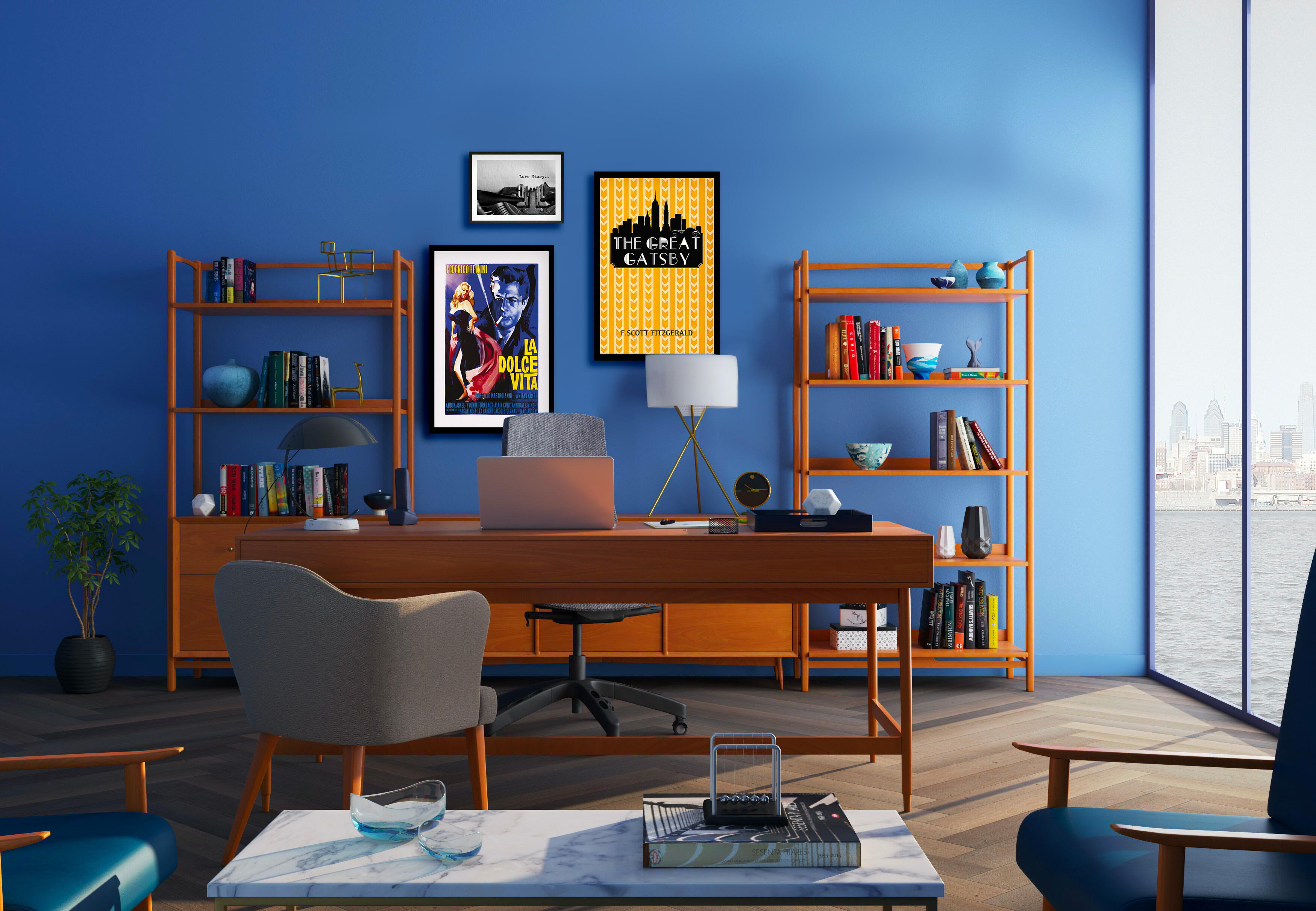 Stampa incorniciata Love story iris 33 x 43 cm - 6