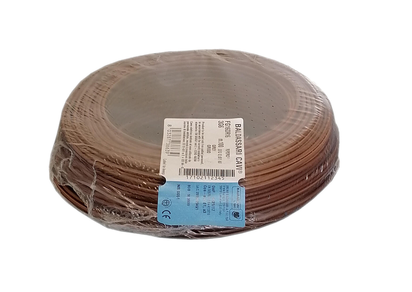 Filo elettrico BALDASSARI CAVI FS17 1X6 mm² L 50 m marrone - 2
