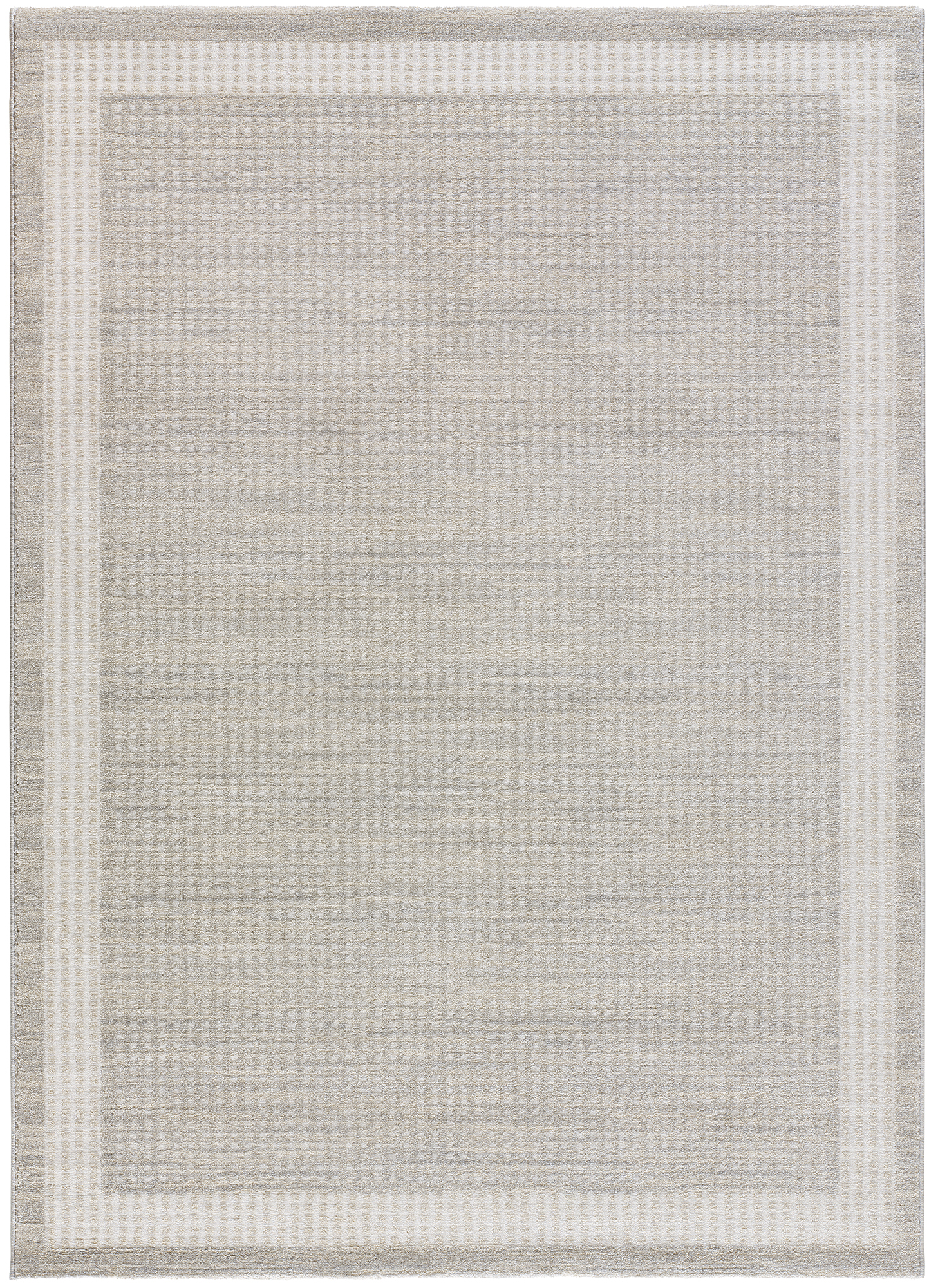 Alfombra polipropileno hannibal laguna border beige 160x230cm