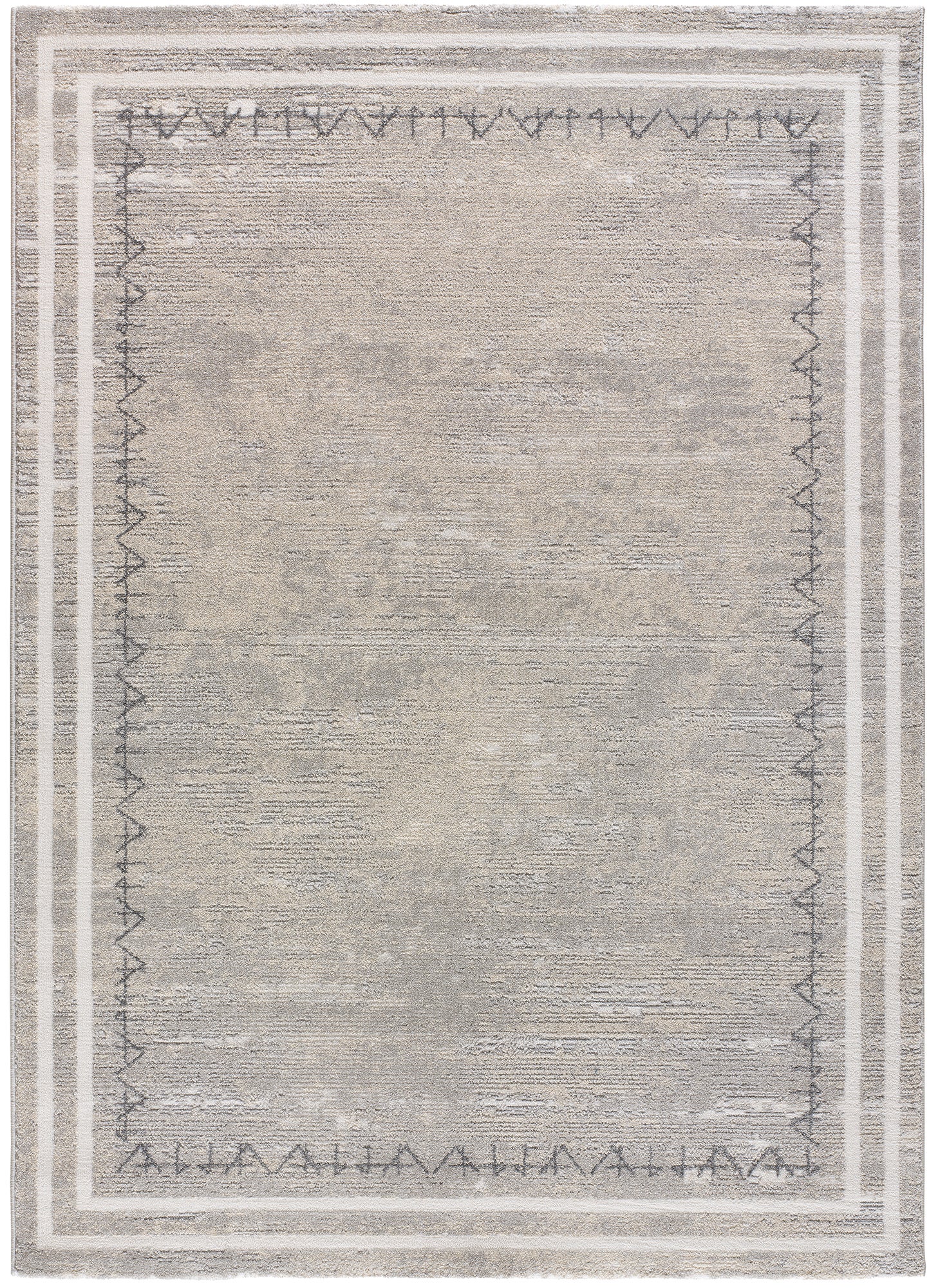 Alfombra polipropileno hannibal laguna identity jaspeada plata 80x150cm