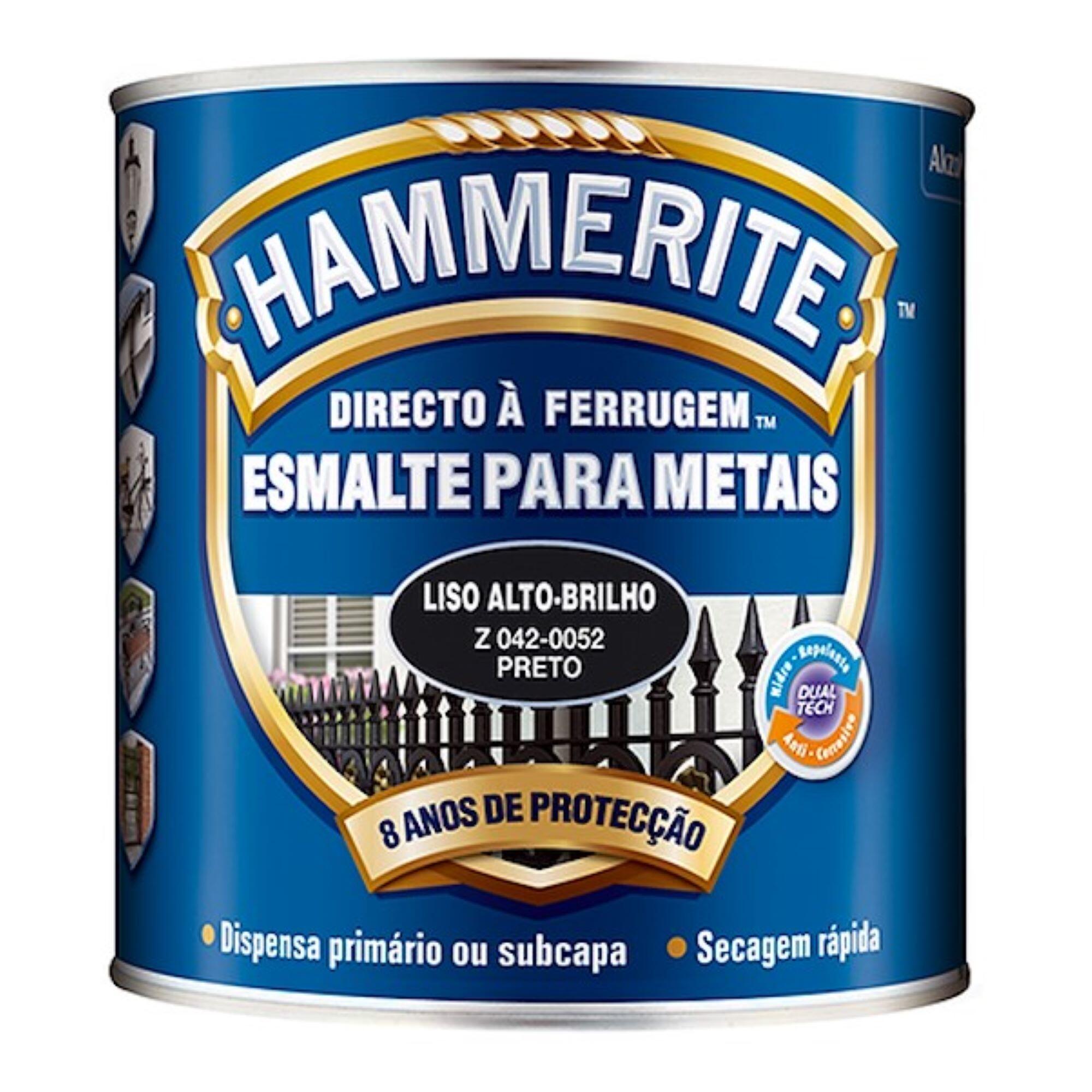 ESM ANTIOX LISO HAMMERITE 0.75L PRETO