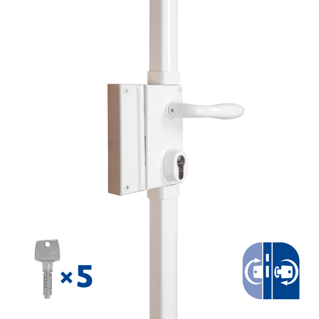 Serrure multipoint en applique BRICARD, Astral, poignée à gauche ,axe 50 mm