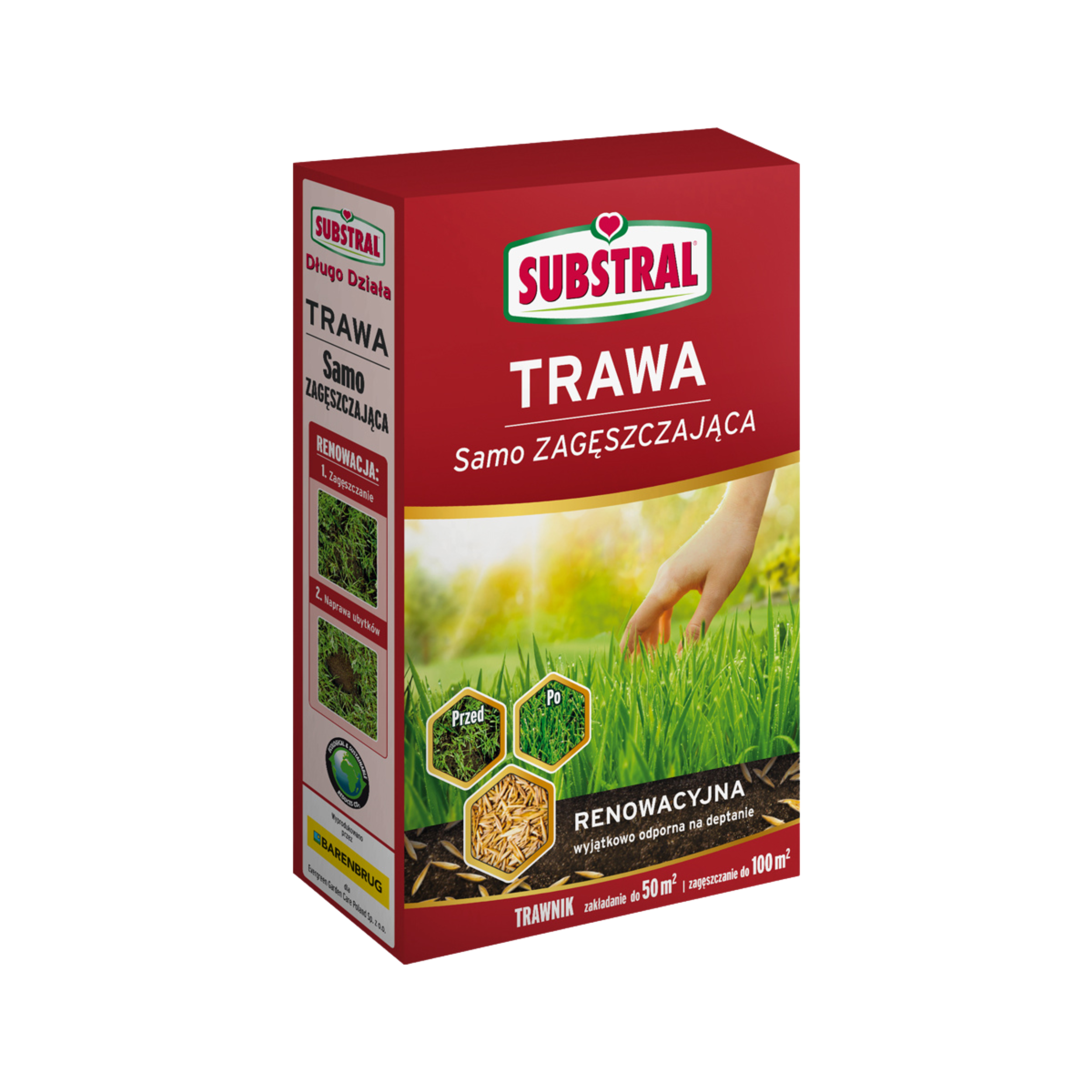 Nasiona trawy renowacyjnej 1kg samozagęszczająca Substral