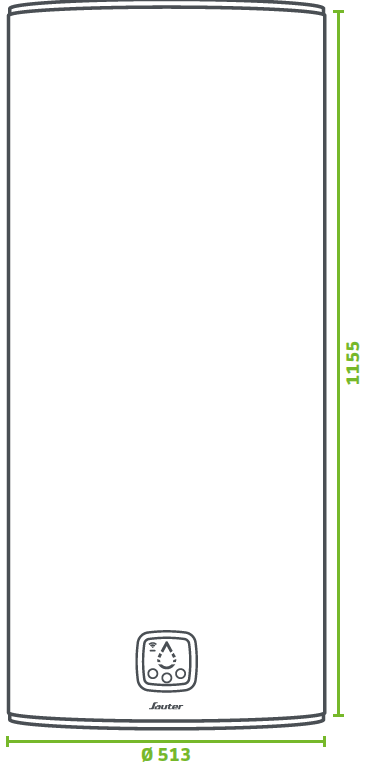 Chauffe-eau électrique SAUTER Phazy, 150 l - 5