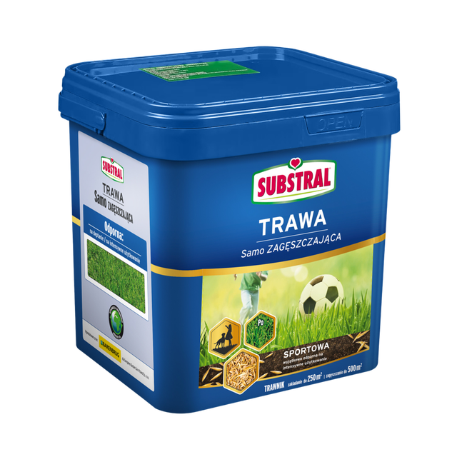 Nasiona trawy na tereny sportowe 5kg samozagęszczająca Substral