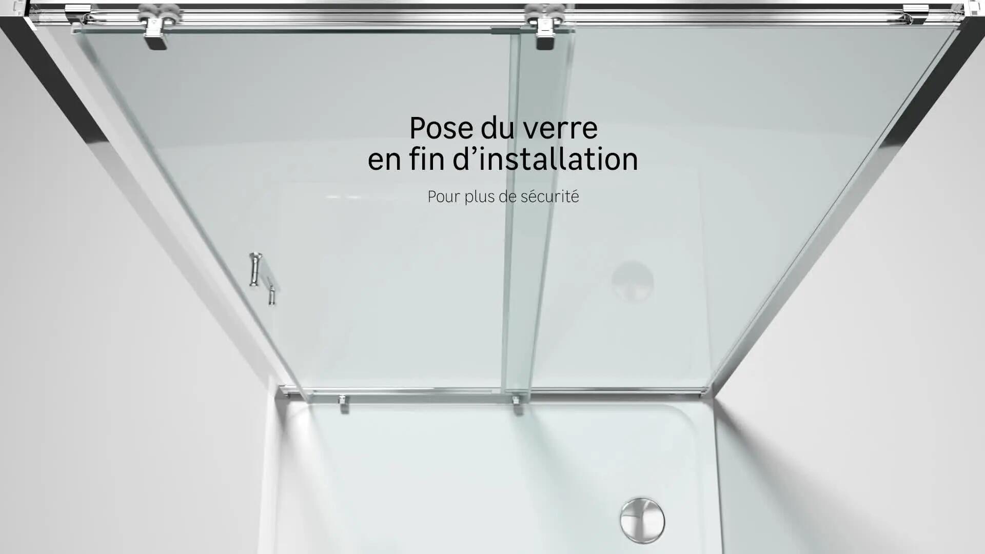 vidéo de la nouvelle porte de douche easy sensea