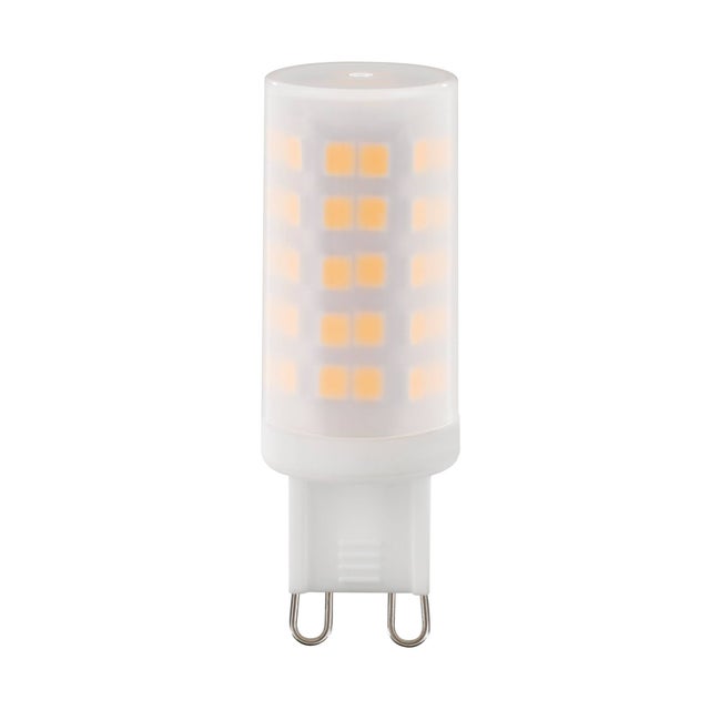 Lot de 2 ampoules led capsule G9, 430Lm = 40W, blanc chaud, EGLO