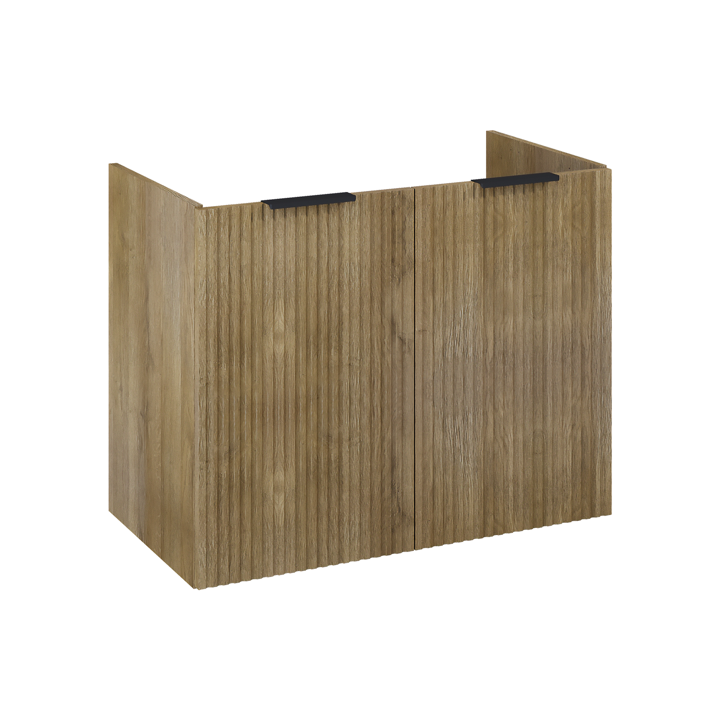 Szafka pod umywalkę Nabel 2-drzwiowa 80x45.2x63.5 cm dąb natural Roca