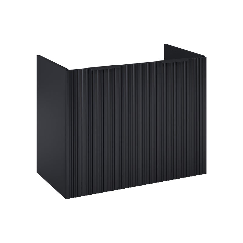 Szafka pod umywalkę Nabel 2-drzwiowa 80x45.2x63.5 cm czarny mat Roca