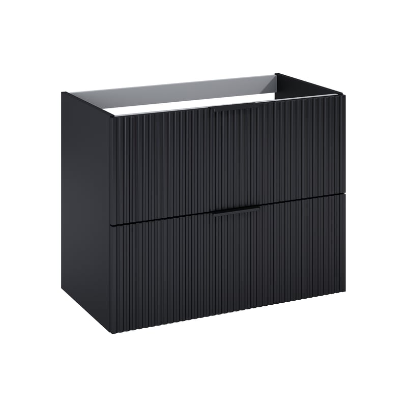 Szafka pod umywalkę Nabel 80x45.2x63.5 cm czarny mat Roca