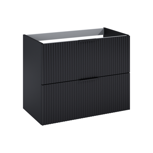 Szafka pod umywalkę Nabel 80x45.2x63.5 cm czarny mat Roca