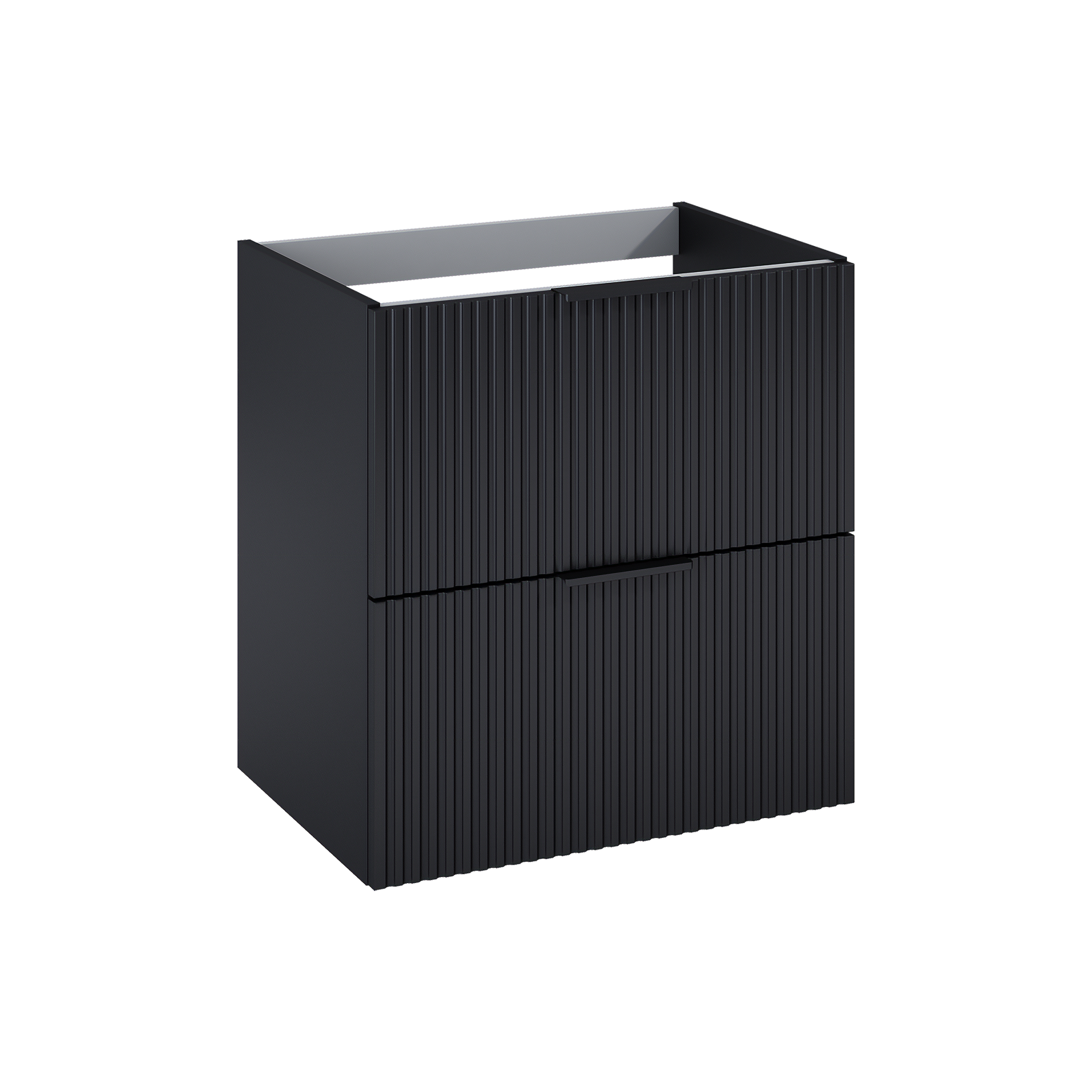 Szafka pod umywalkę Nabel 60x45.2x63.5 cm czarny mat Roca