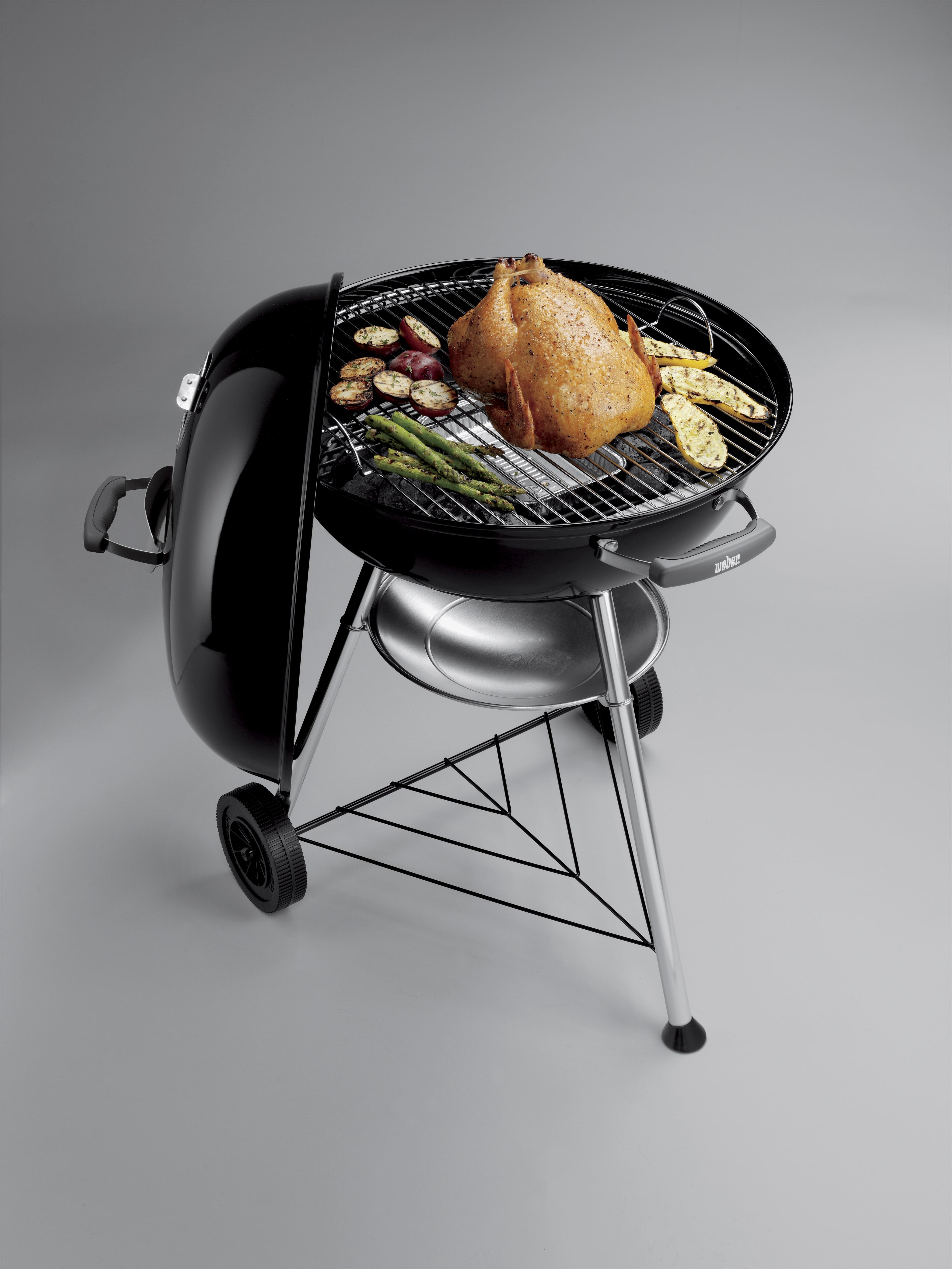 Barbecue au charbon de bois WEBER Compact kettle 57, noir - 11