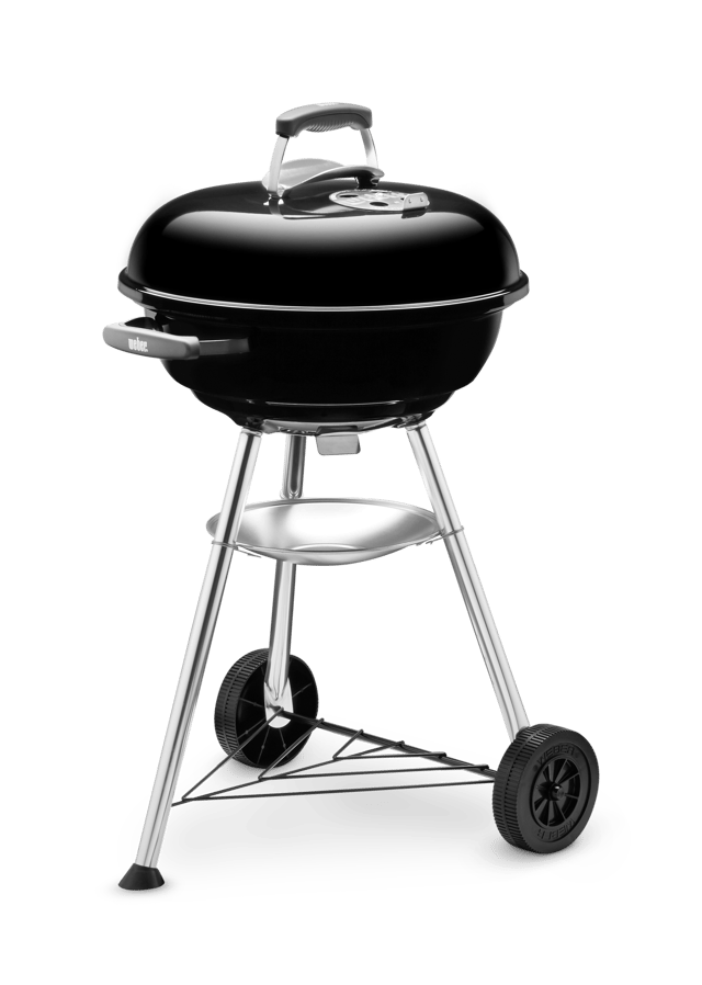 Barbecue au charbon de bois WEBER Compact kettle 57, noir