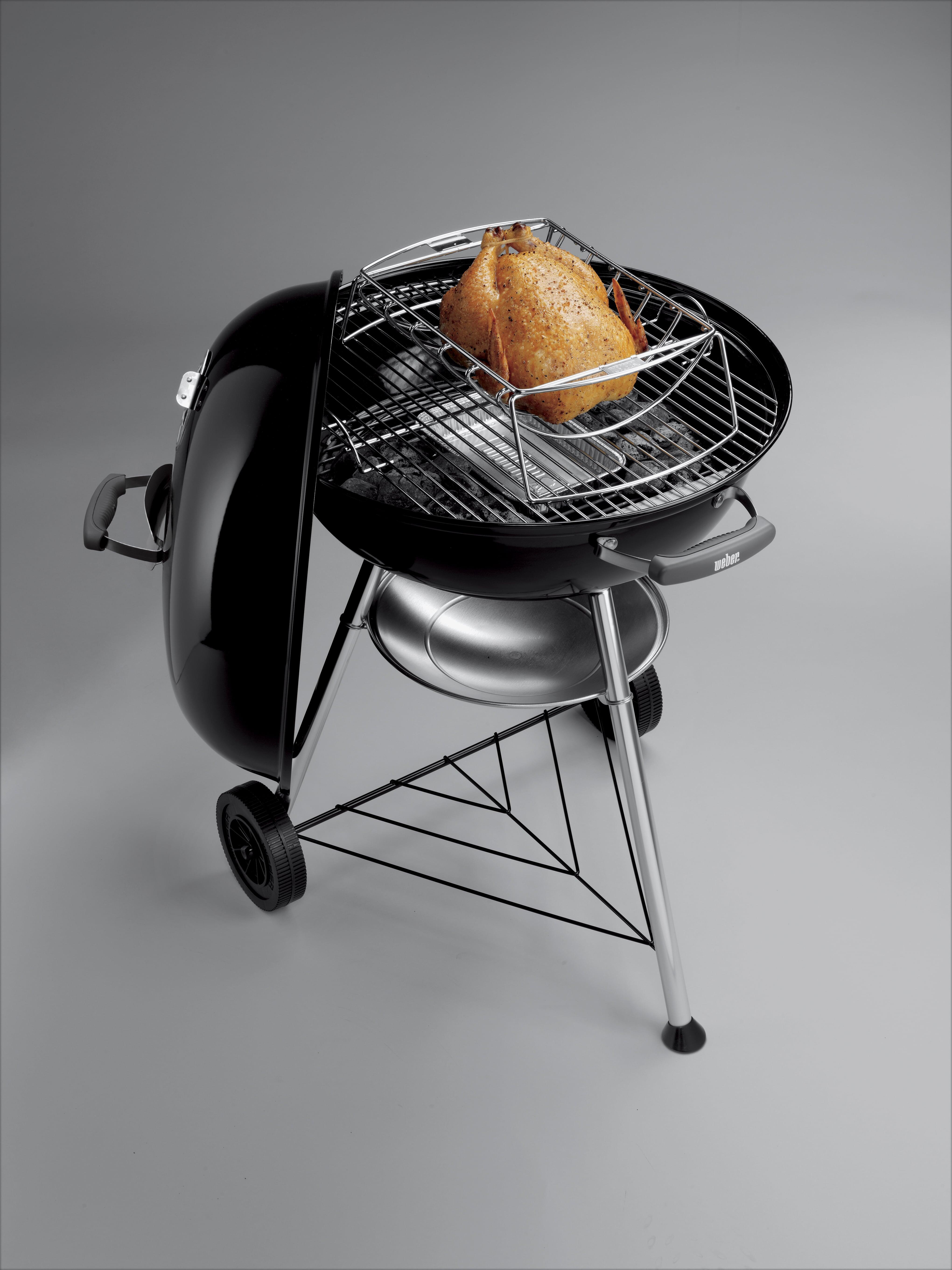 Barbecue au charbon de bois WEBER Compact kettle 57, noir - 10