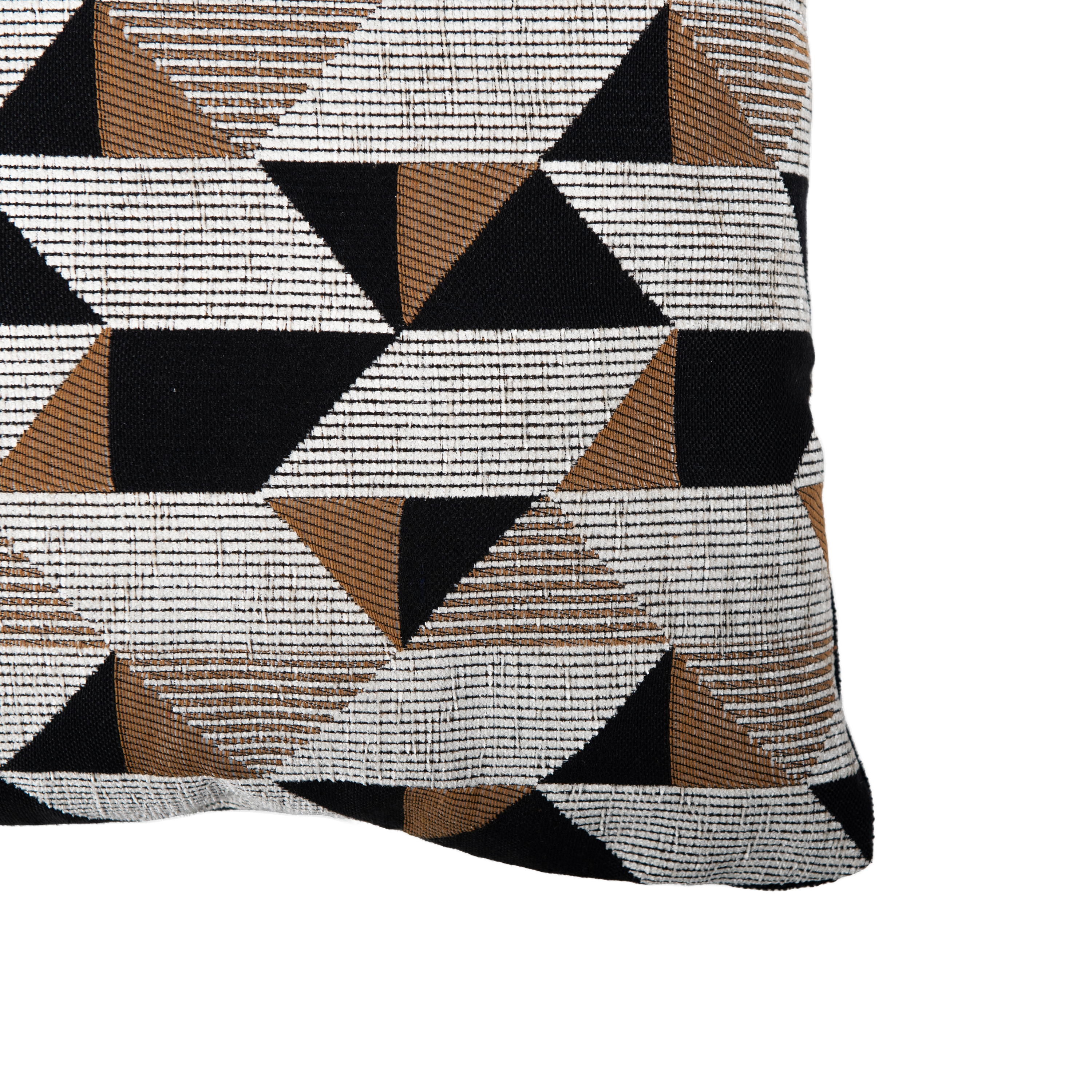 Coussin  jacquard noir , noir l.45 x L.45 cm - 4