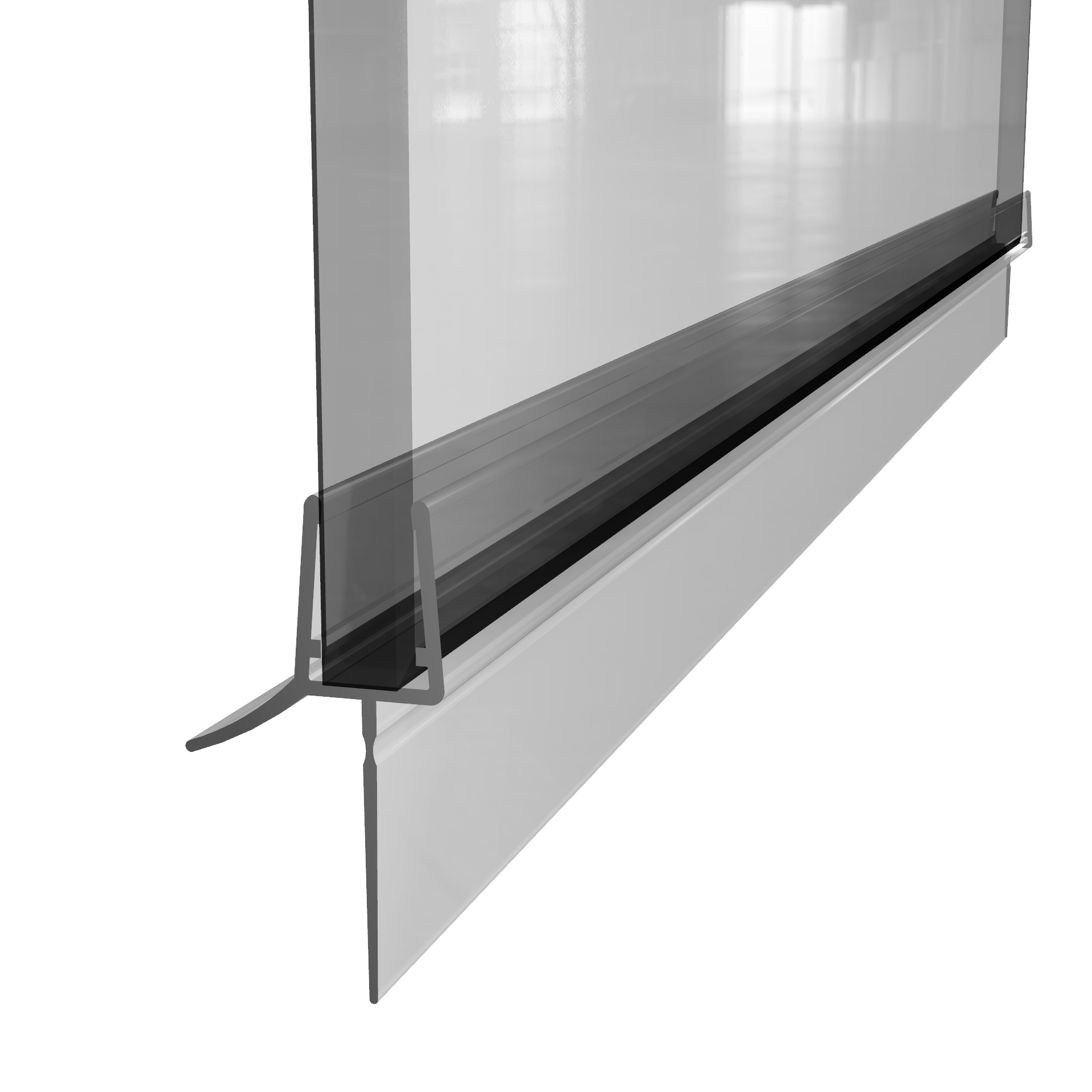Perfil vedante vidro 6-8 100 cm - 5