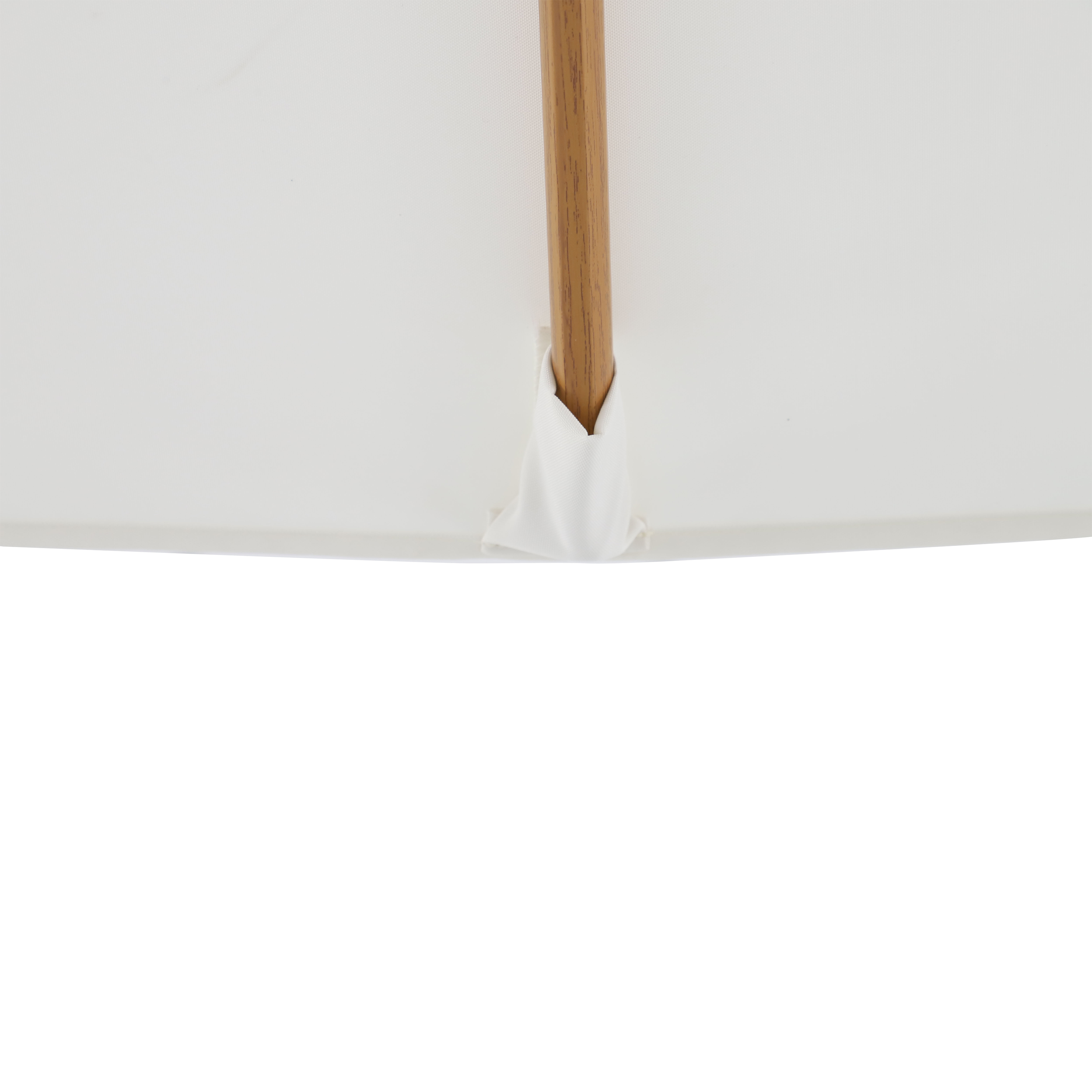 Ombrellone a palo laterale marrone AGORA NATERIAL con telo quadrato bianco L 286 x P 286 x H 264 cm - 19