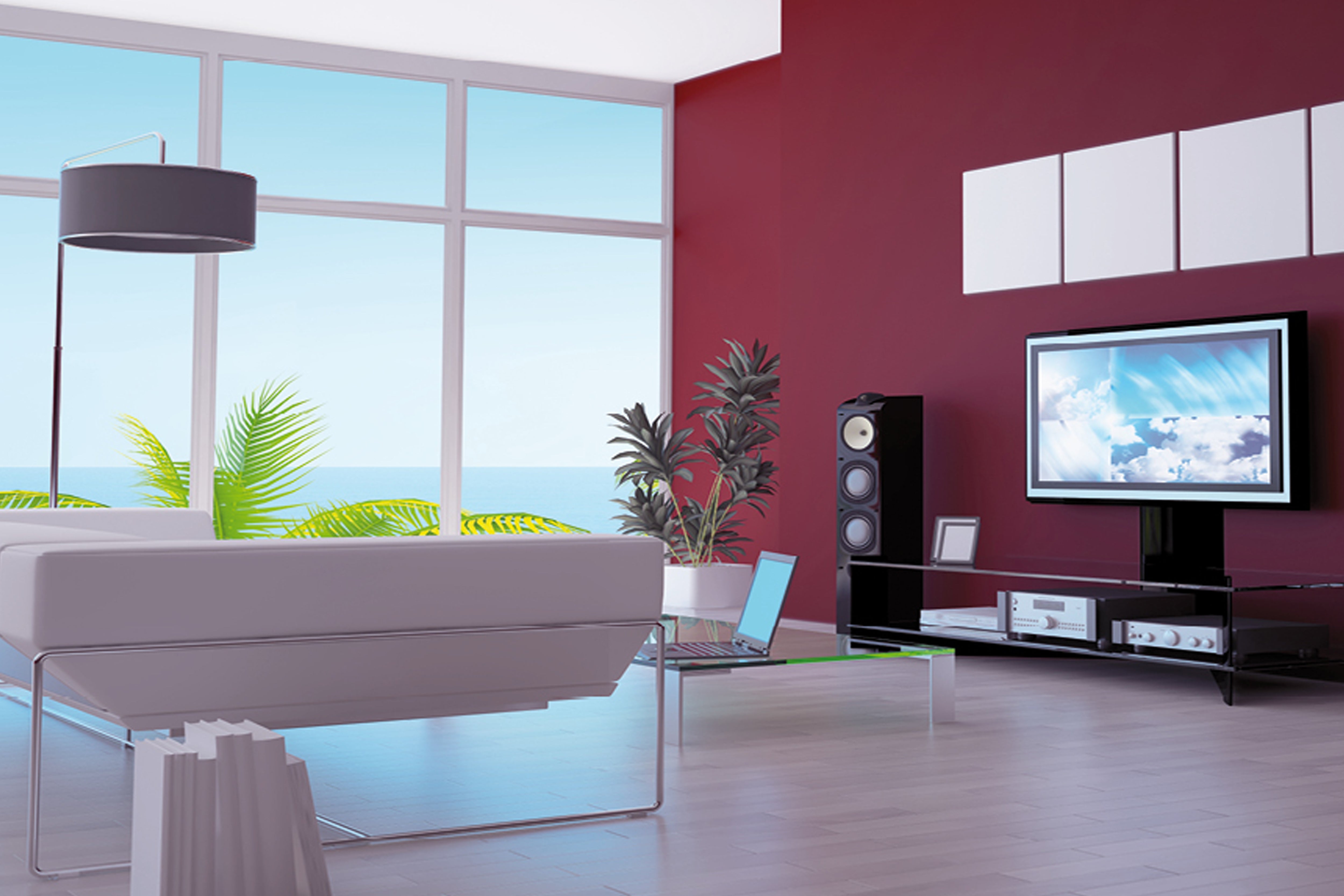 Pintura decorativa OSAKA Satinado burdeos 2,5L - 2