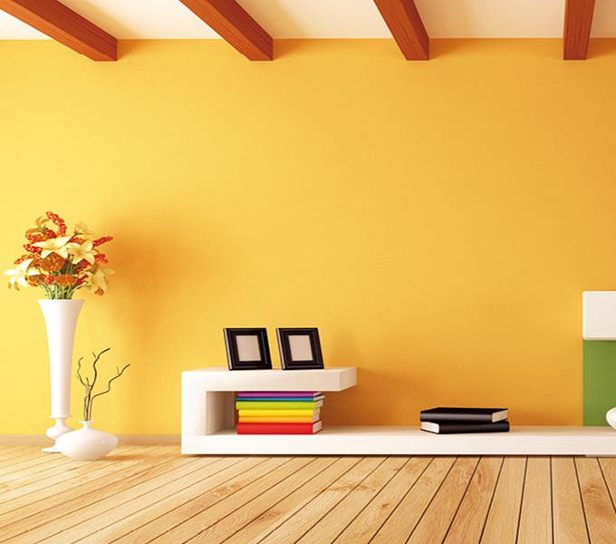 pintura amarilla