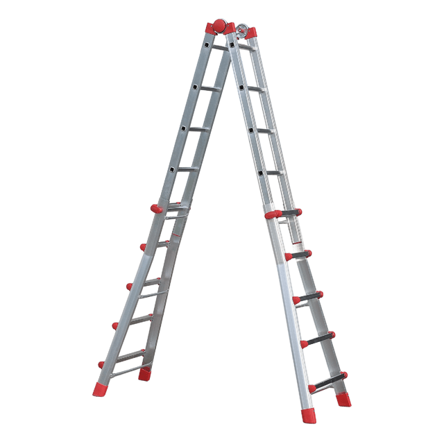 Echelle transformable aluminium HAILO 20 échelons H.4.82 m