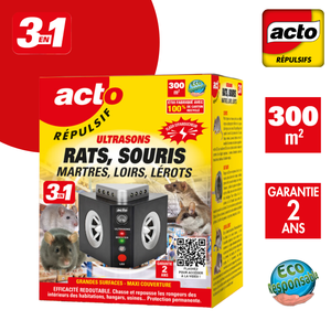 Système répulsif anti-rongeurs à ultrasons STOP and GO Camping-car Système répulsif anti-rongeurs à ultrasons STOP and GO Camping-car
