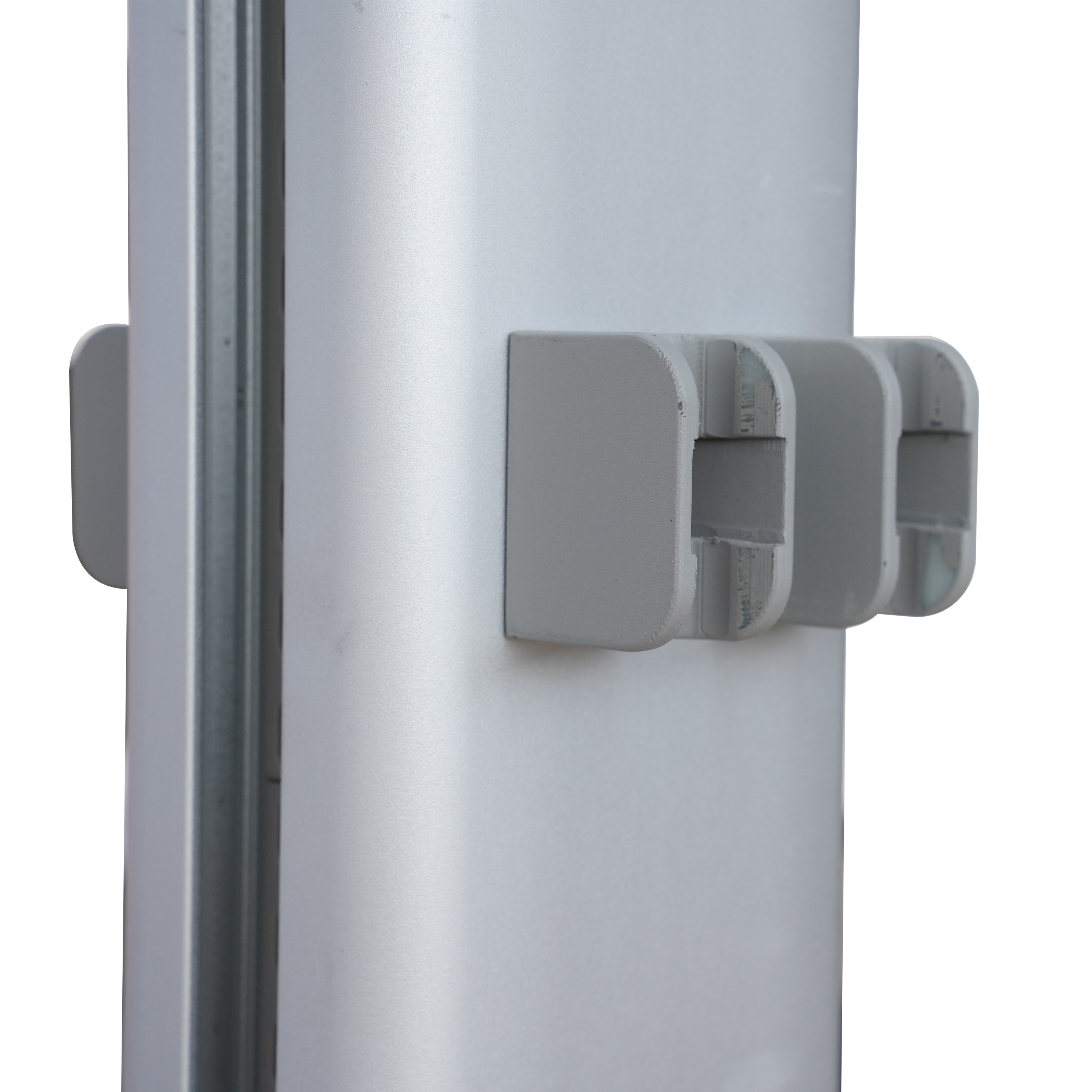 Ombrellone centrale bianco / argento SOMBRA CONTRACT NATERIAL con telo rettangolare grigio L 295 x P 600 x H 267 cm - 12