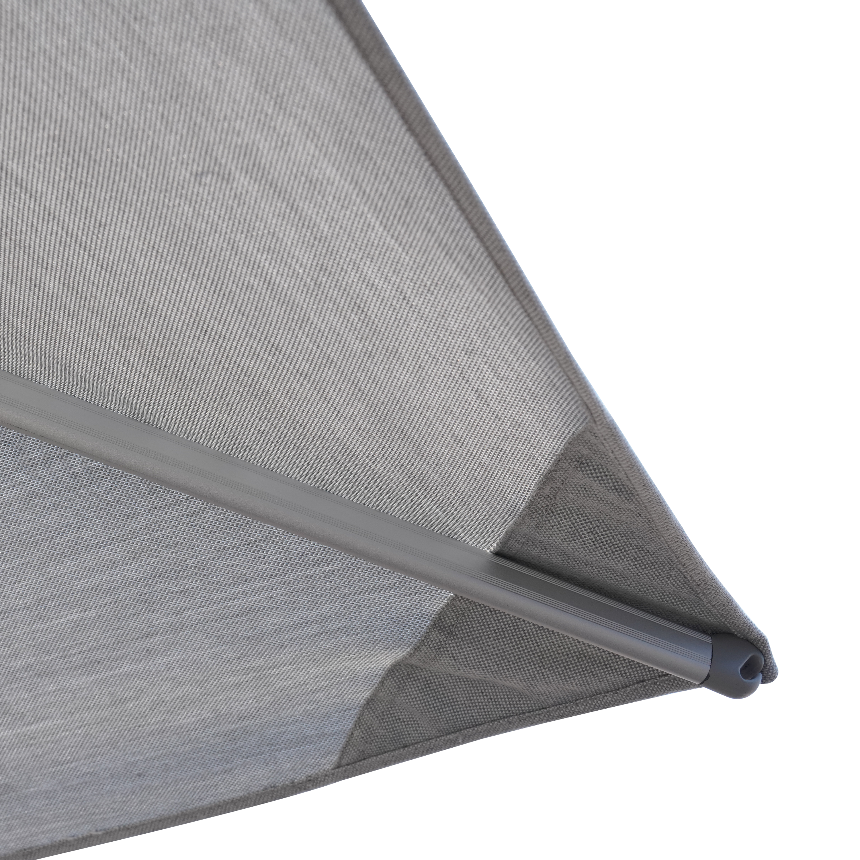 Ombrellone centrale bianco / argento SOMBRA CONTRACT NATERIAL con telo rettangolare grigio L 295 x P 600 x H 267 cm - 14