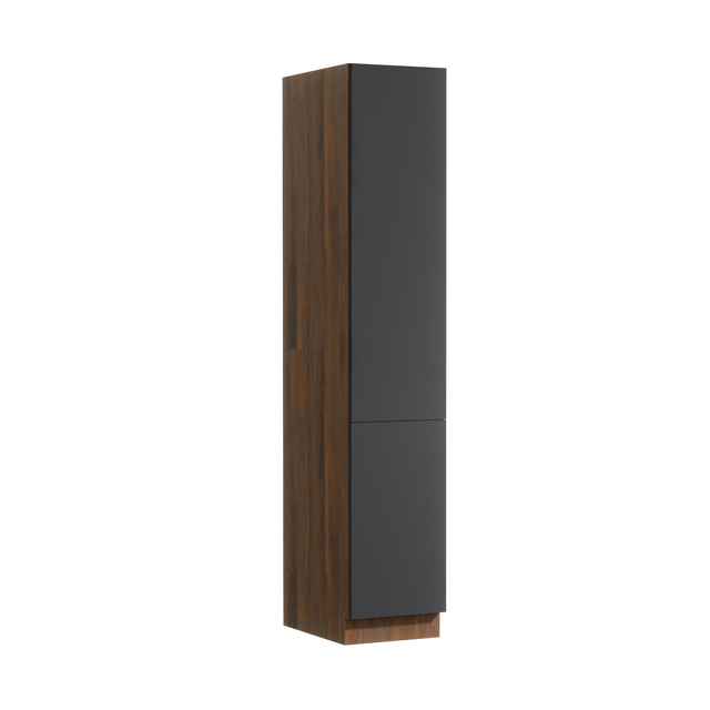 Słupek kuchenny stojący Shiran 2 40 cm kolor orzech/szary