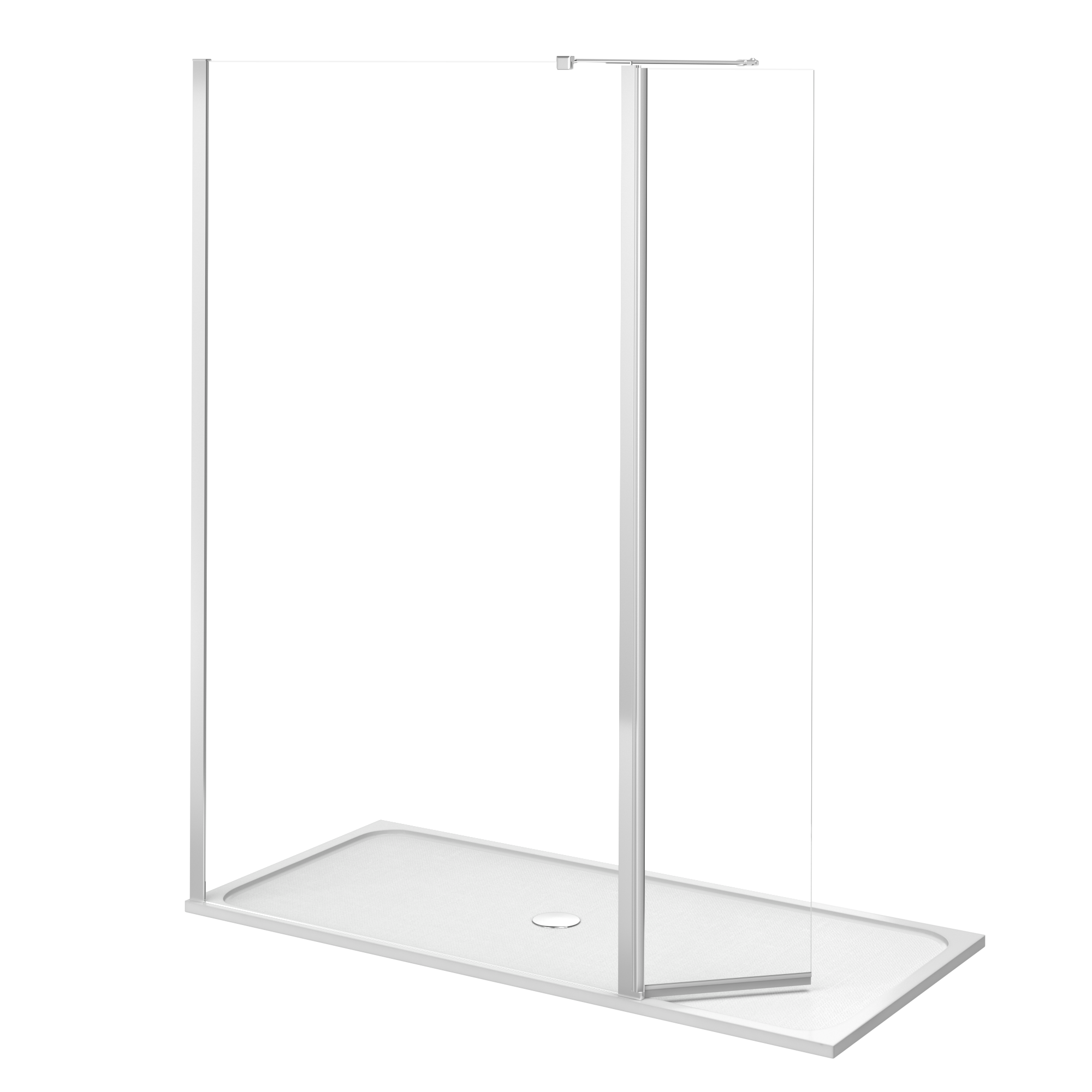 Deflector de painel de duche 40x200 cm cromado Remix Transparente - 29