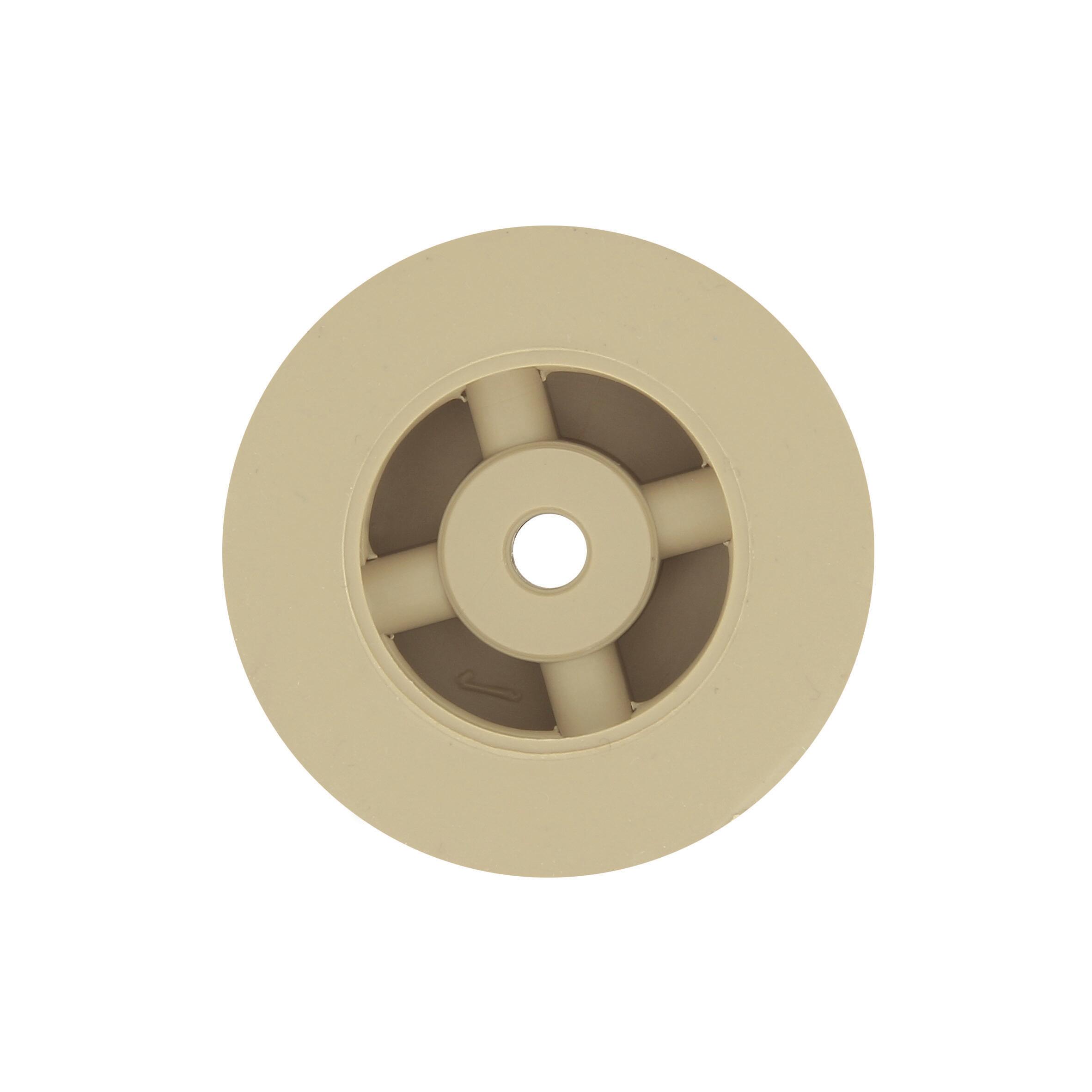 Butée de porte à visser caoutchouc CHRISLIGNE beige, ⌀3.9 x L.4 x H.7.5 cm - 6