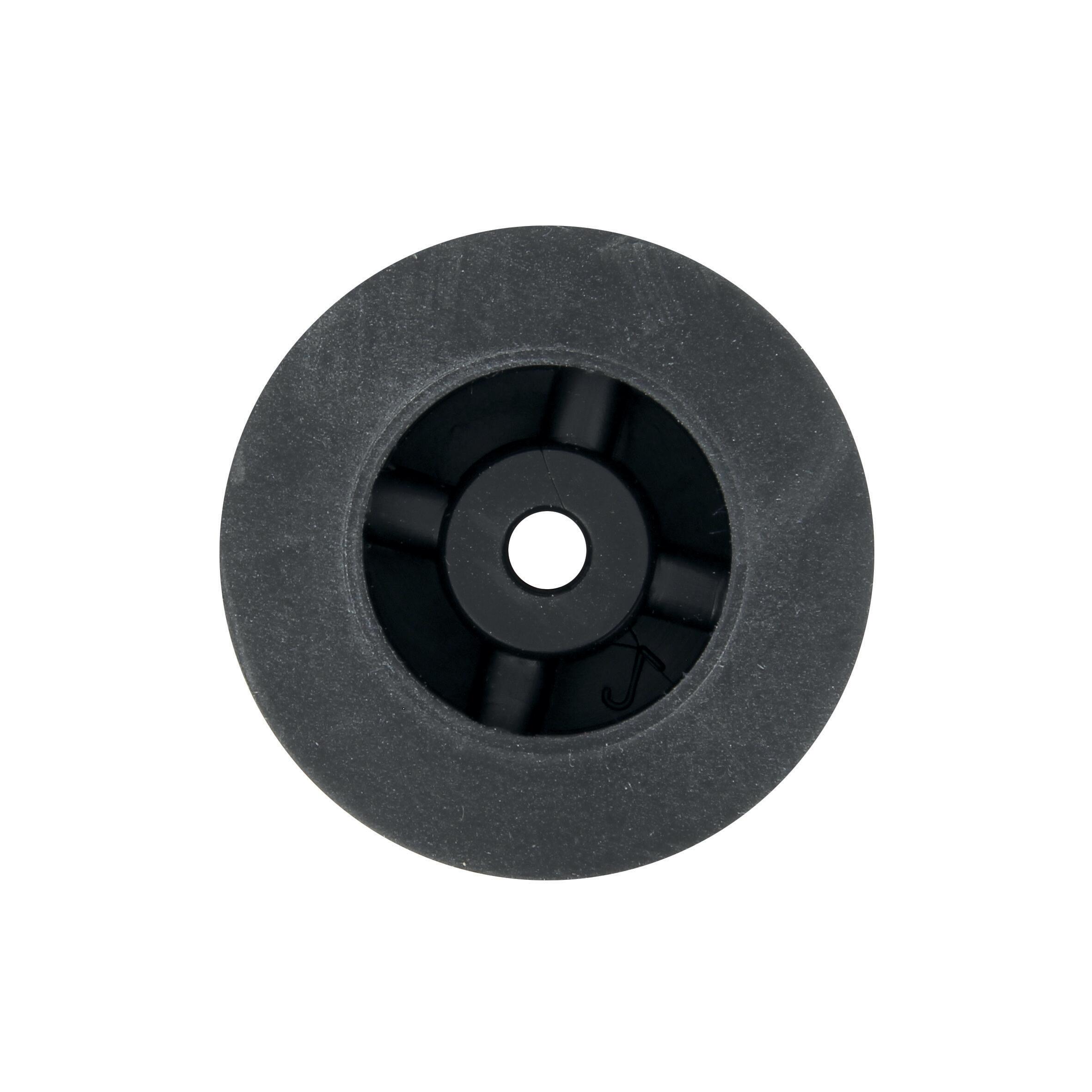 Butée de porte à visser caoutchouc CHRISLIGNE noir, ⌀3.9 x L.4 x H.7.5 cm - 6