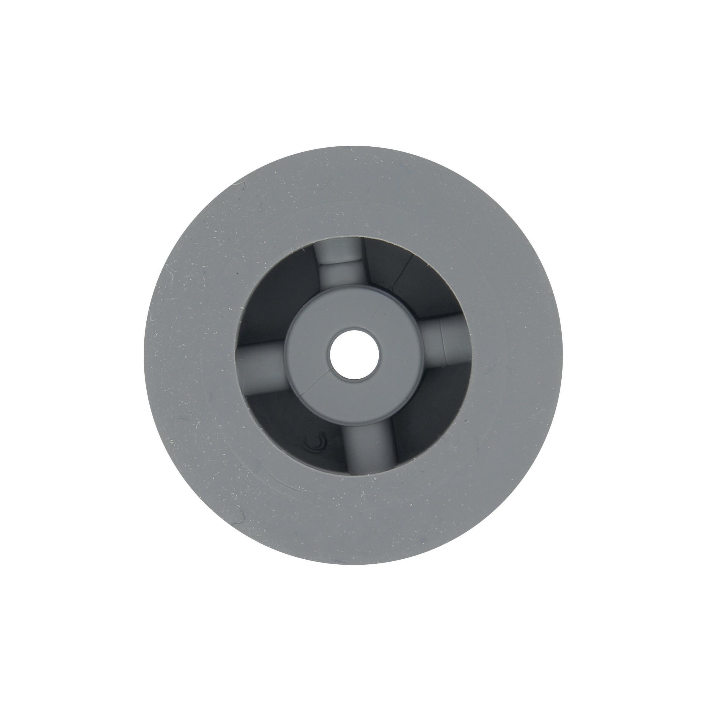 Butée de porte à visser caoutchouc CHRISLIGNE gris, ⌀3.9 x L.4 x H.7.5 cm - 5