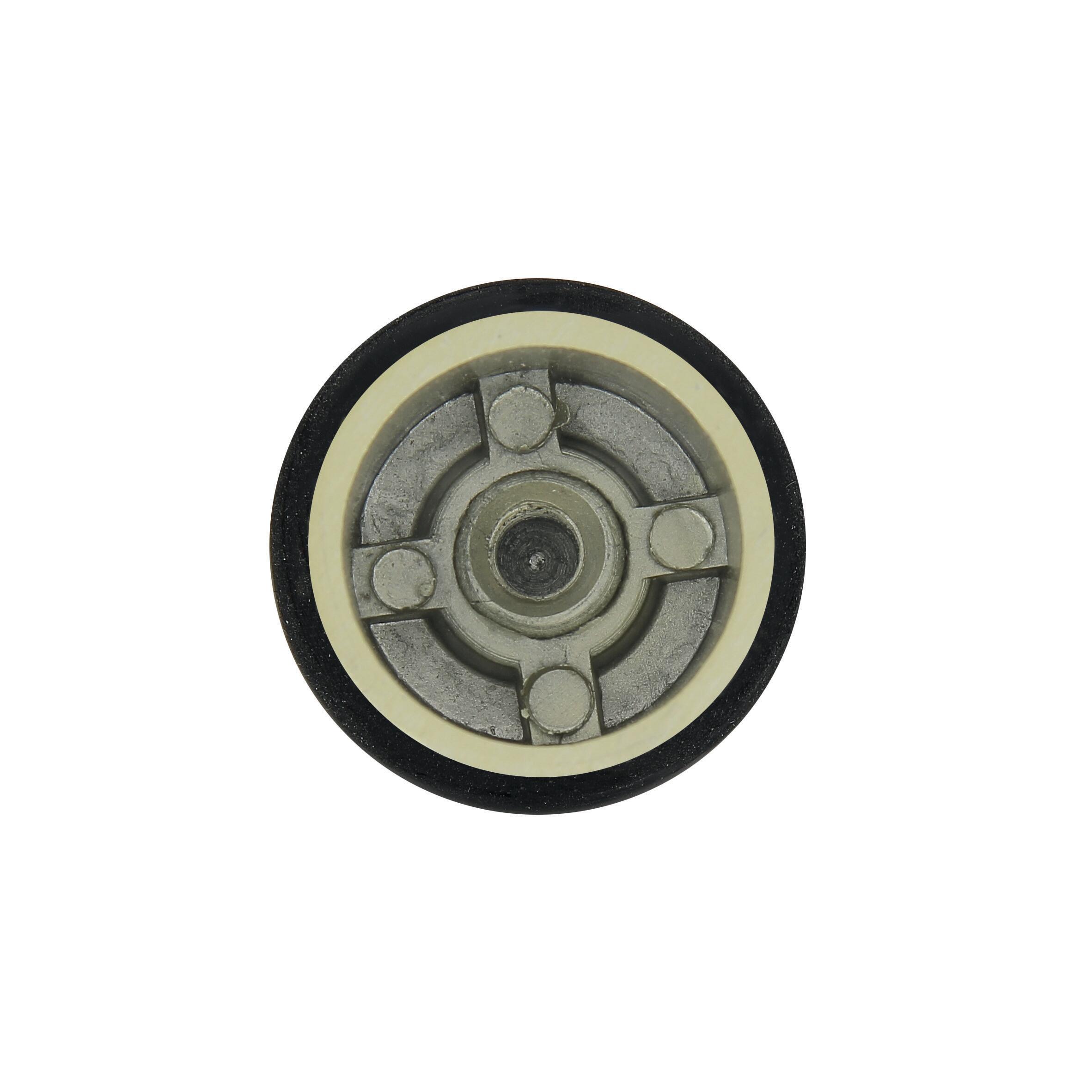 Lot de 4 butées de porte à visser aluminium LINEA BERTOMANI doré, ⌀3.4 x H.4 cm - 5