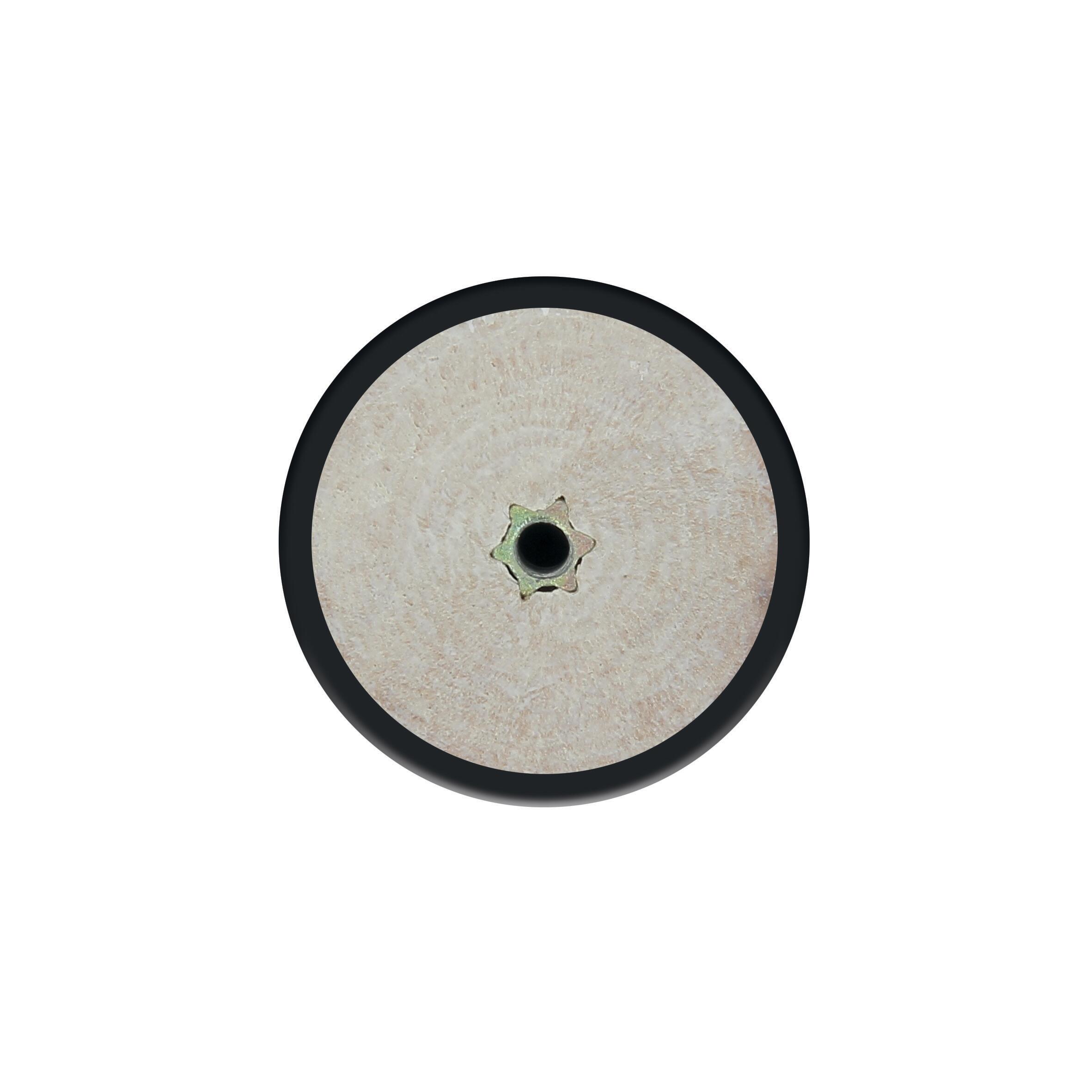 Butée de porte à fixer au sol CHRISLIGNE bois blanc, L.4.1 x H.2.3 x l.4.1 cm - 4