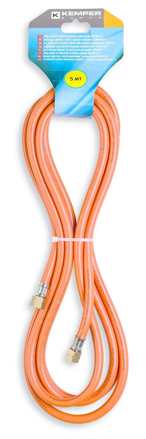Tuyau Souple 5 Mètres Pour Désherbant Thermique - Compatible Butane/Propane - Rayon D’Action Étendu Sans Déplacer La Bouteille