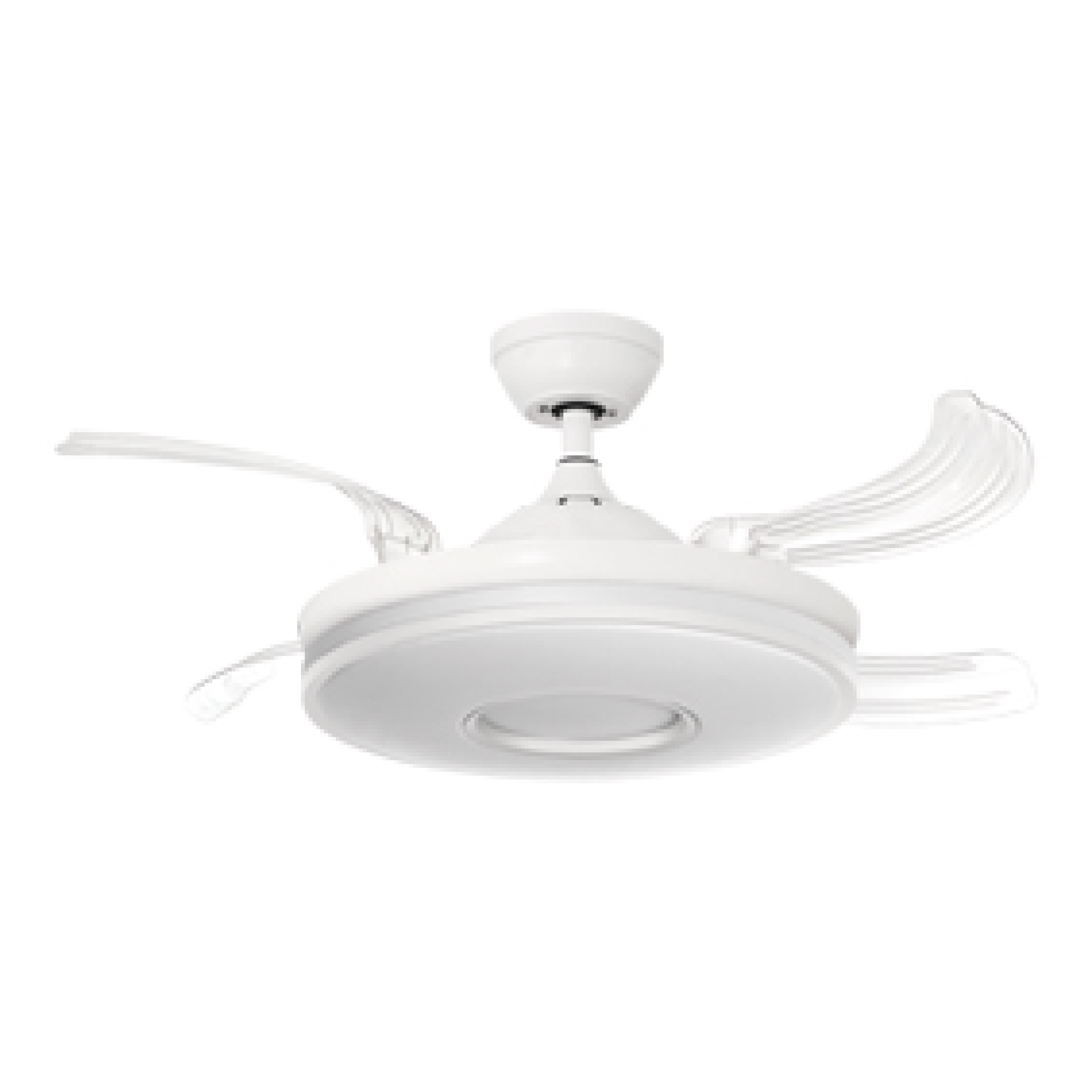 Ventilador de techo con luz motor dc aihun blanco 52 cm color luz regulable
