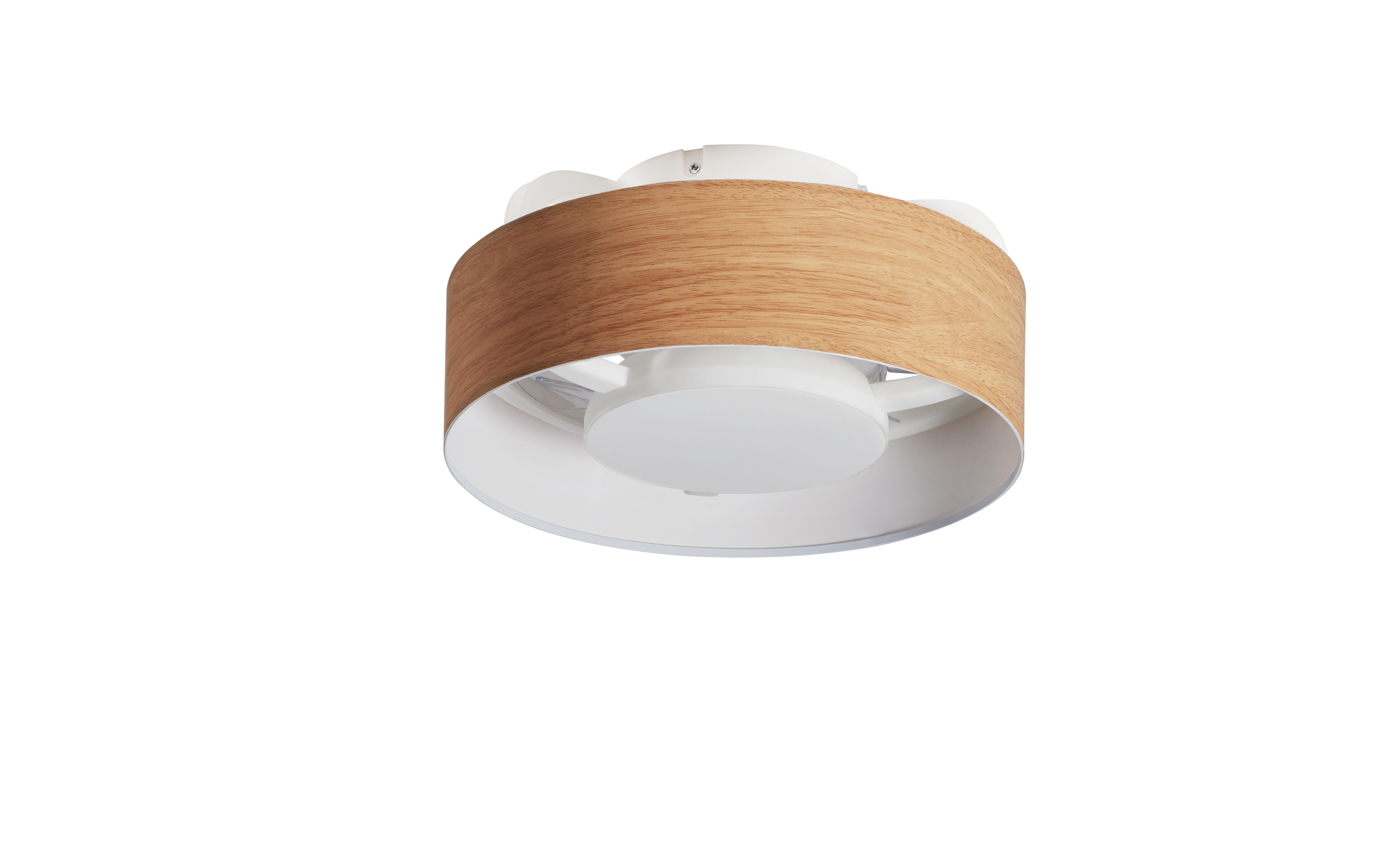 Ventilador de techo con luz motor dc yukon blanco 17.7 cm color luz regulable