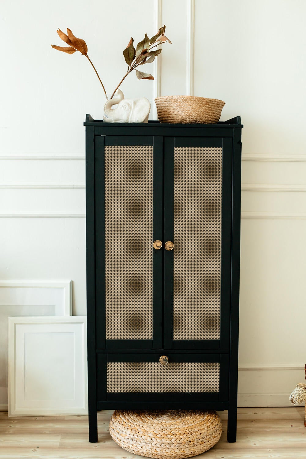 Adhésif décoratif en rouleau D-C-FIX Effet cannage, woven cane l.0.45 x L.2 m - 3