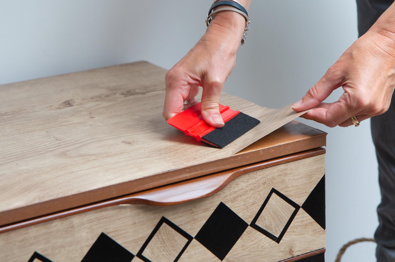 Adhésif décoratif SAINT HONORE Effet bois chêne, ribbeck l.0.9 x L.2.1 m - 4