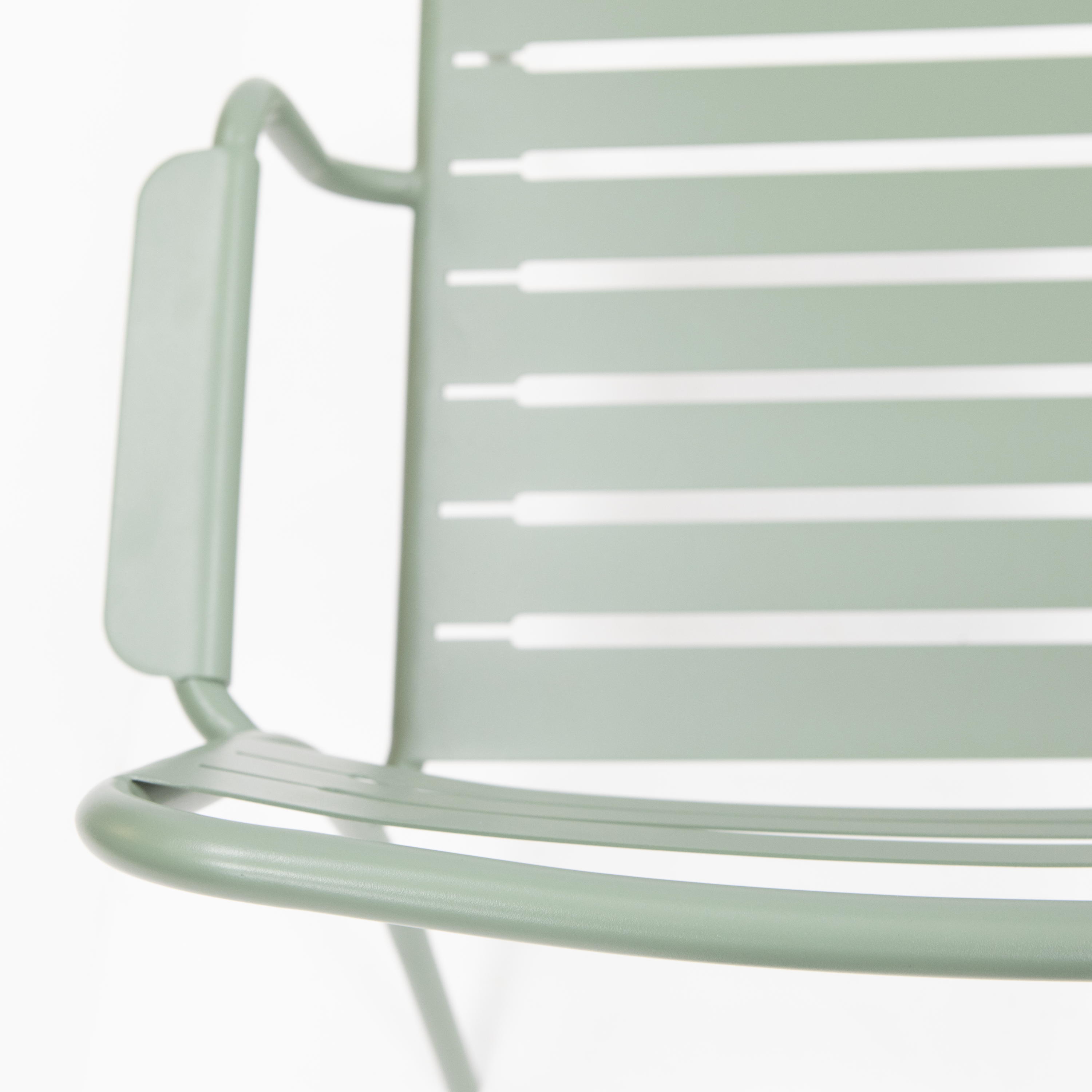 Fotel ogrodowy Cafe II stalowy zielony - 16